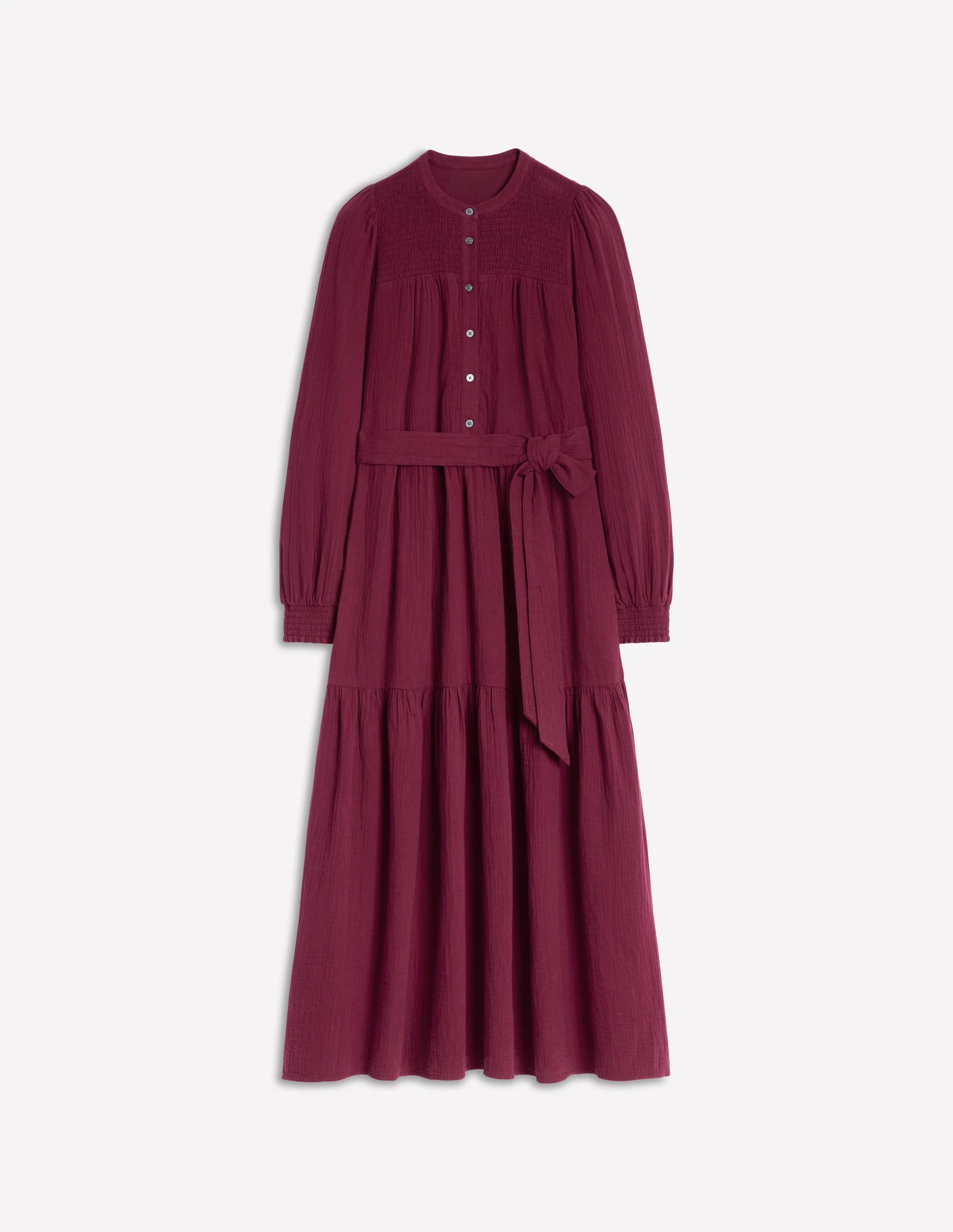 Cecily Double Cloth Midi Dress-Deep Wisteria - Image 6