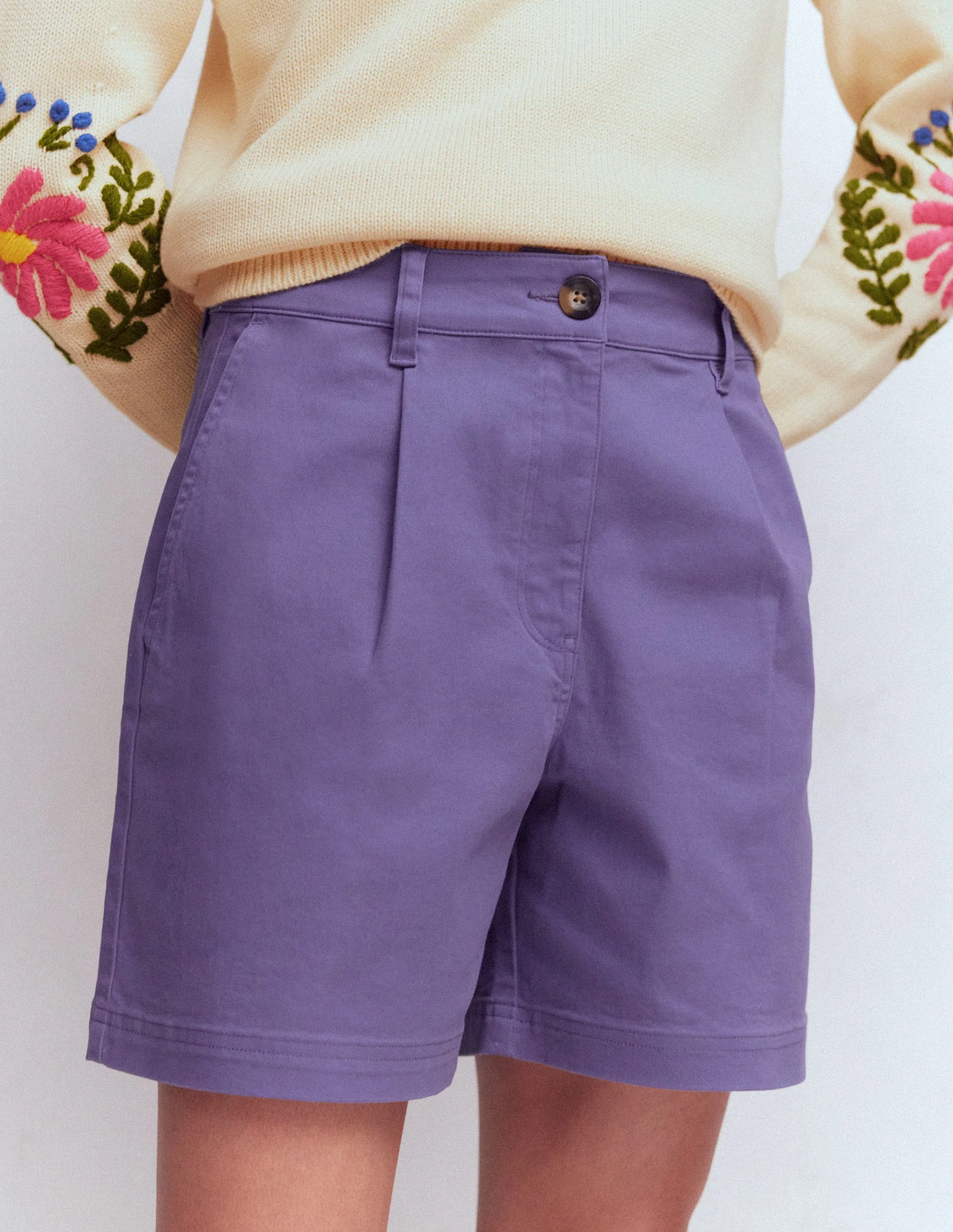 Chino Shorts-Purple Thistle - Image 4