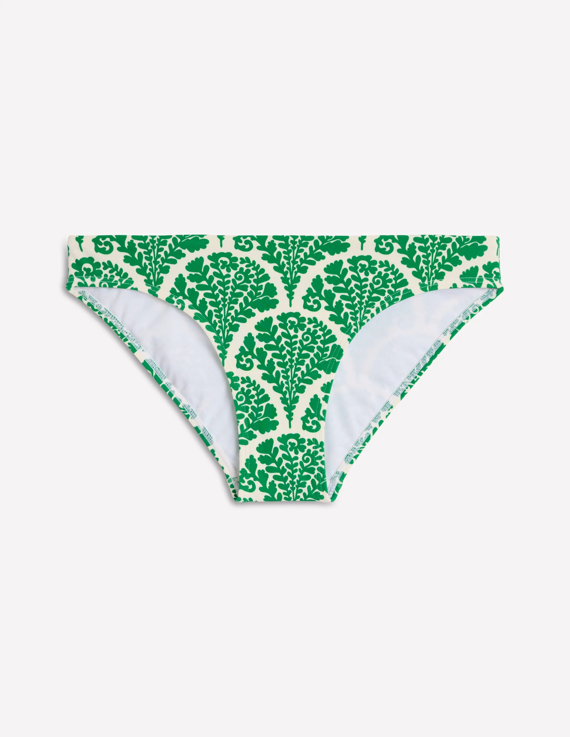 Classic Bikini Bottoms-Rich Emerald, Blossomy - Image 7