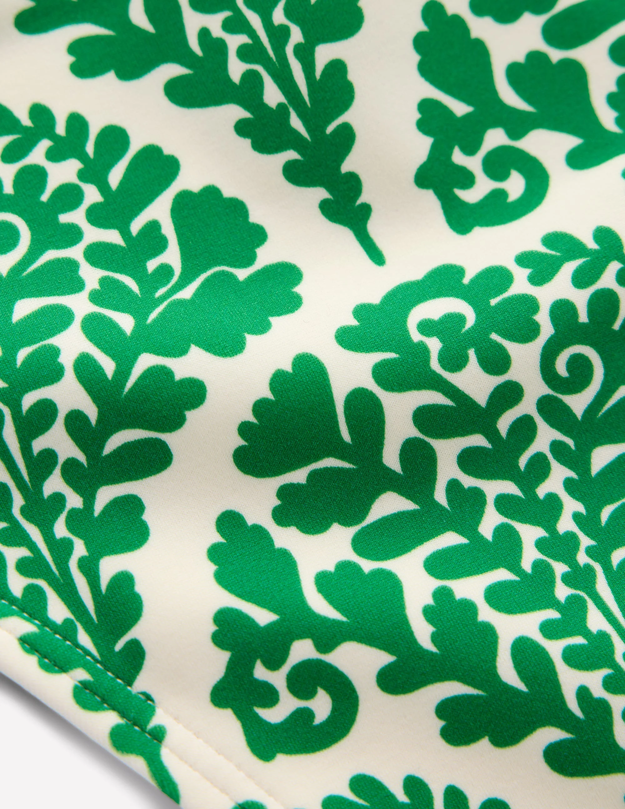 Classic Bikini Bottoms-Rich Emerald, Blossomy - Image 8