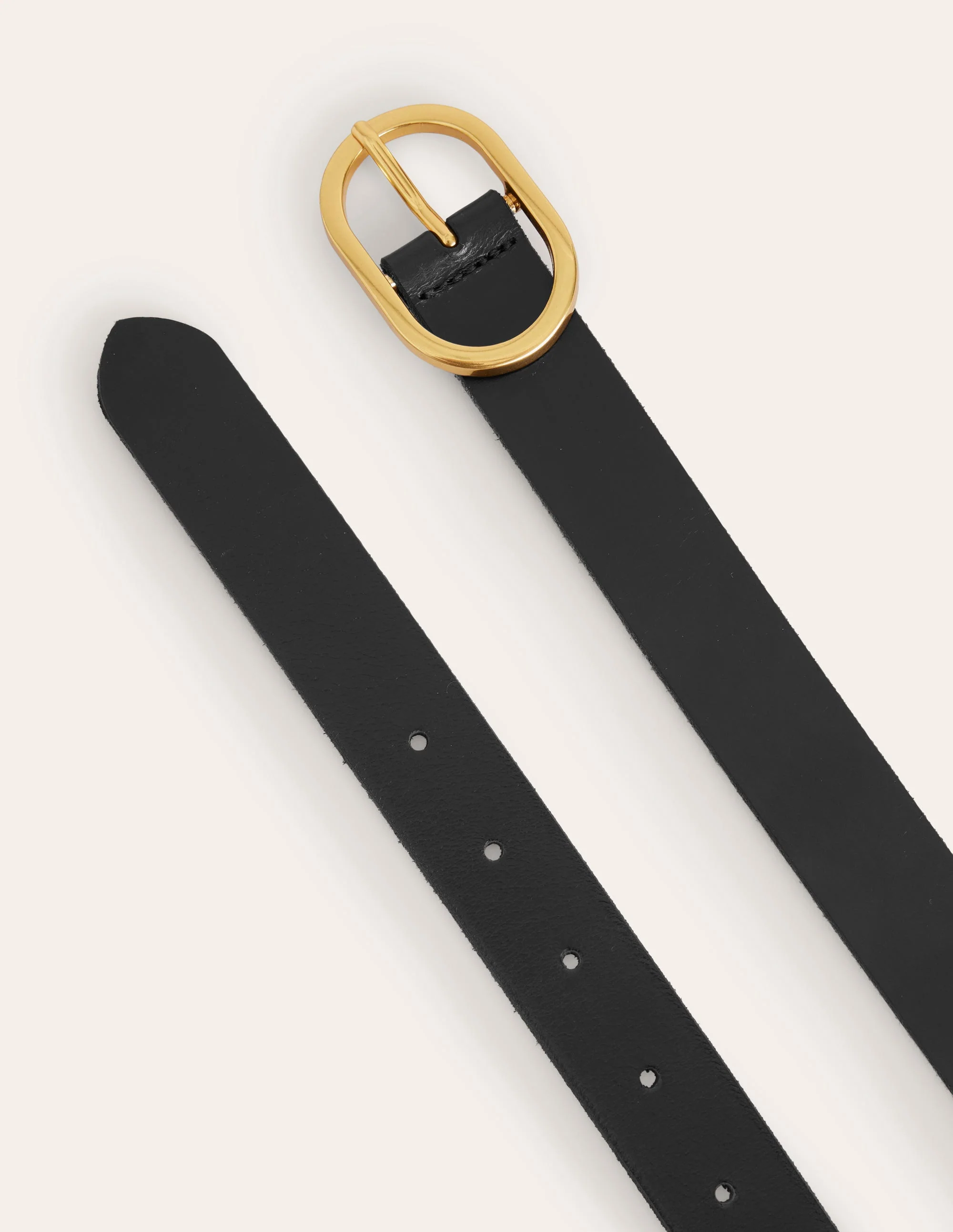 Classic Leather Belt-Black - Image 3