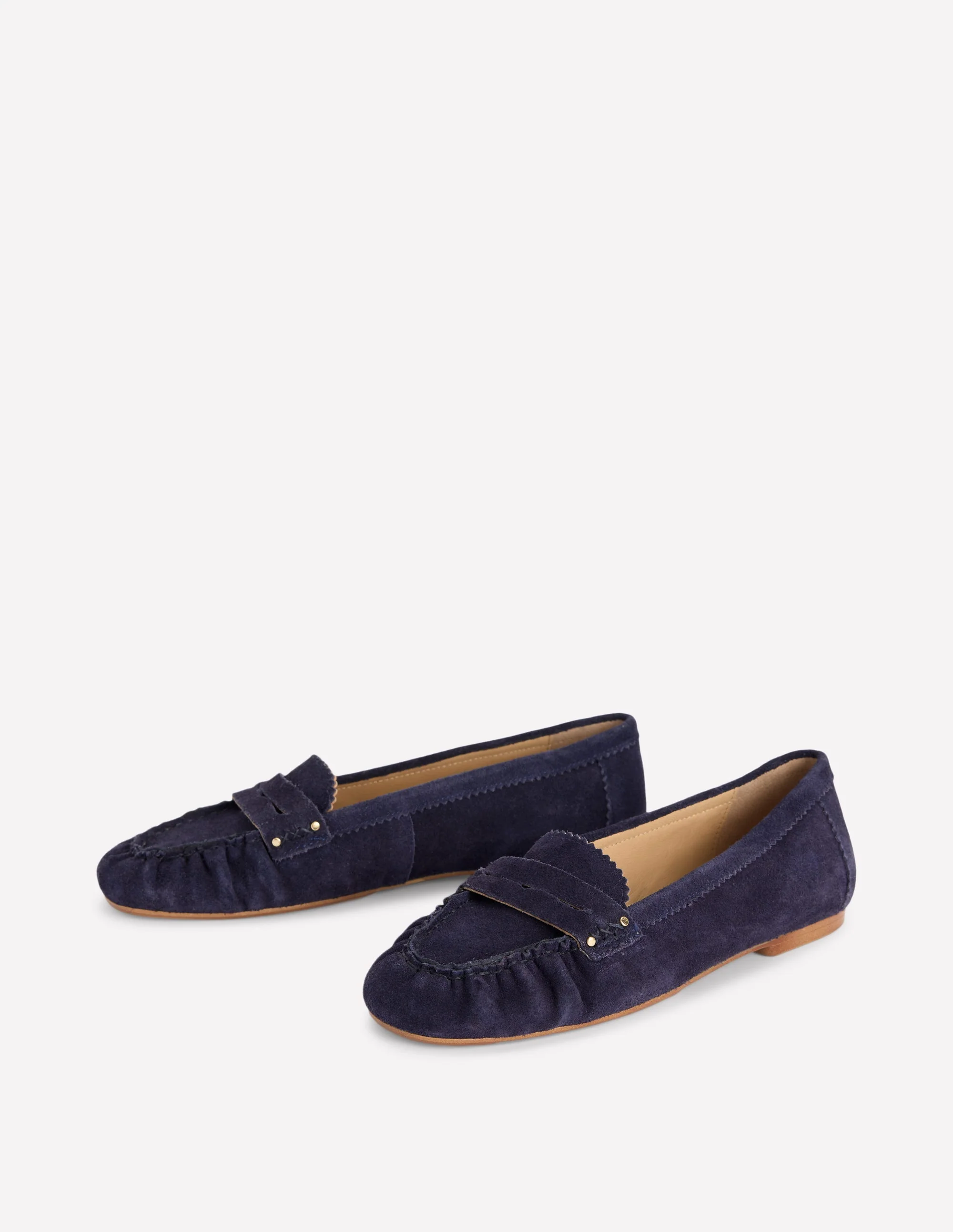 Classic Penny Loafers-Dark Navy - Image 3