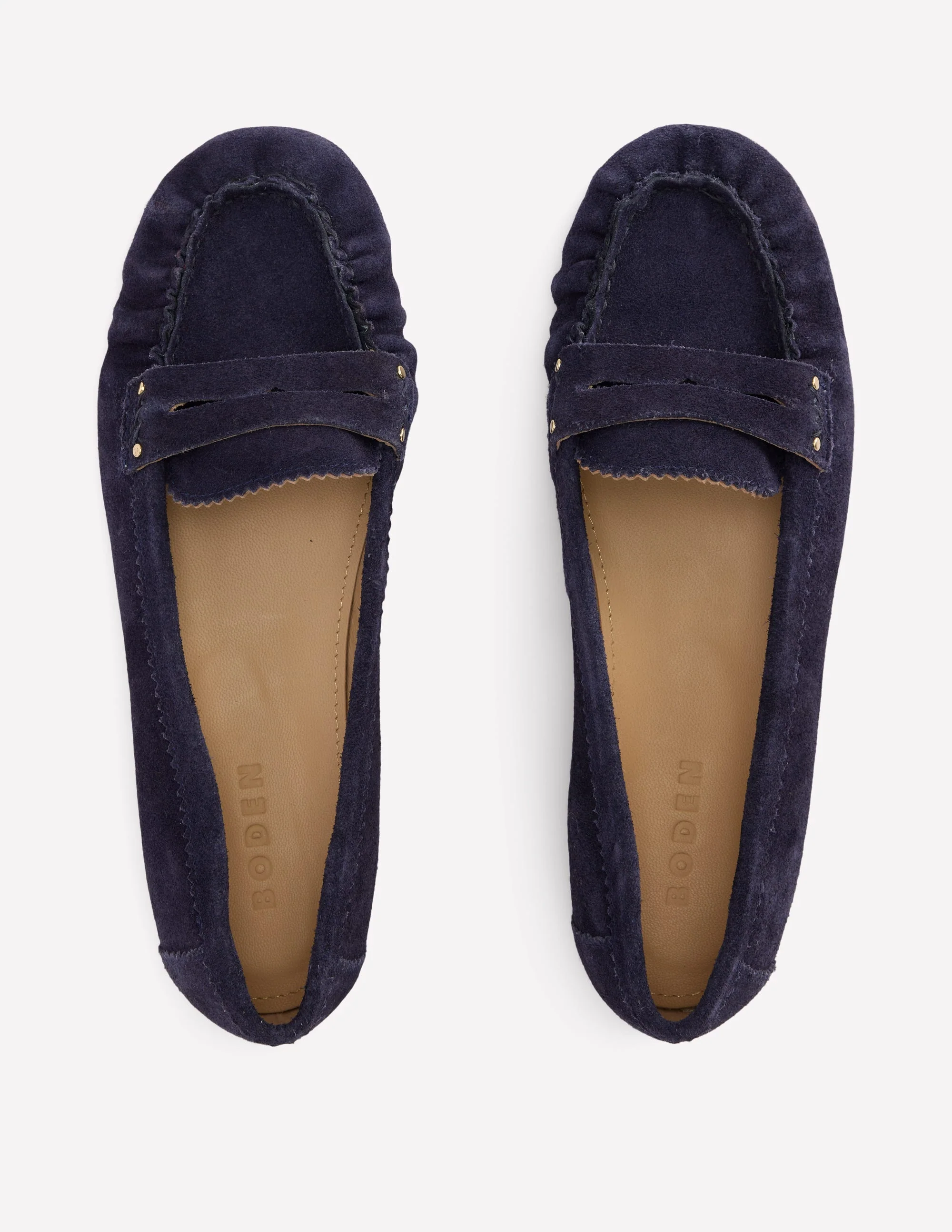 Classic Penny Loafers-Dark Navy - Image 5