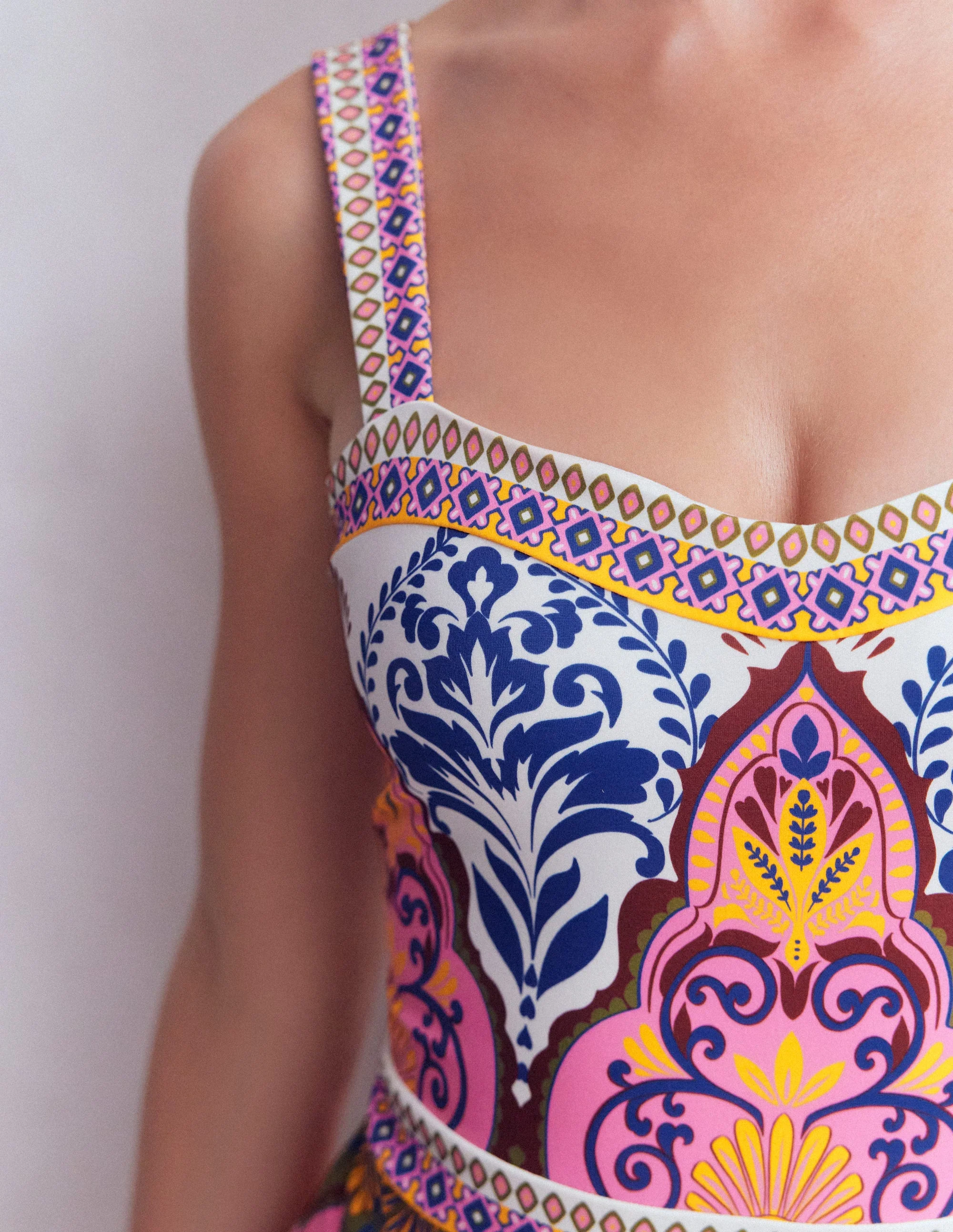 Clean Sweetheart Swimsuit-Multi, Ornamental Garden - Image 3