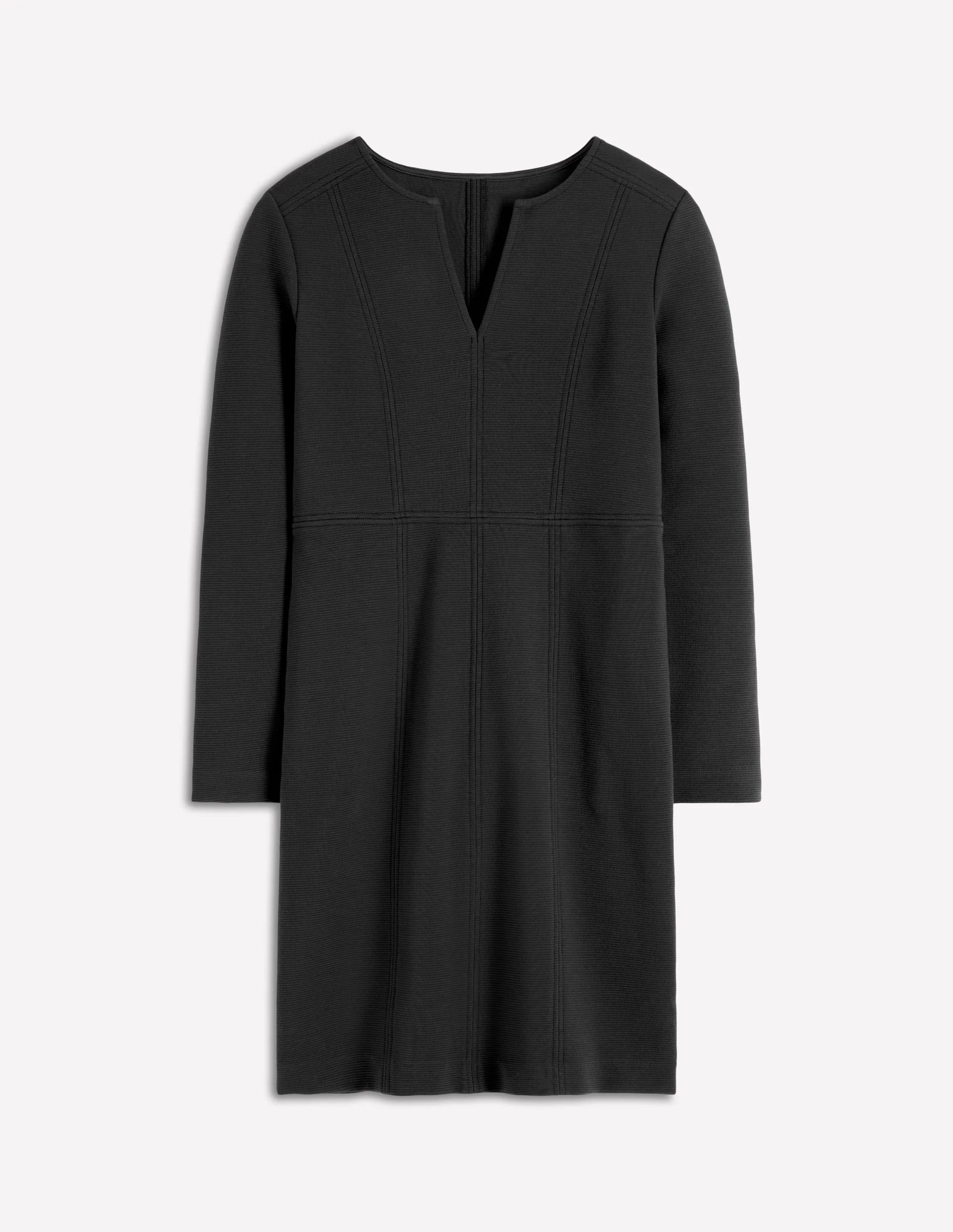 Colette Ottoman Shift Dress-Black - Image 5