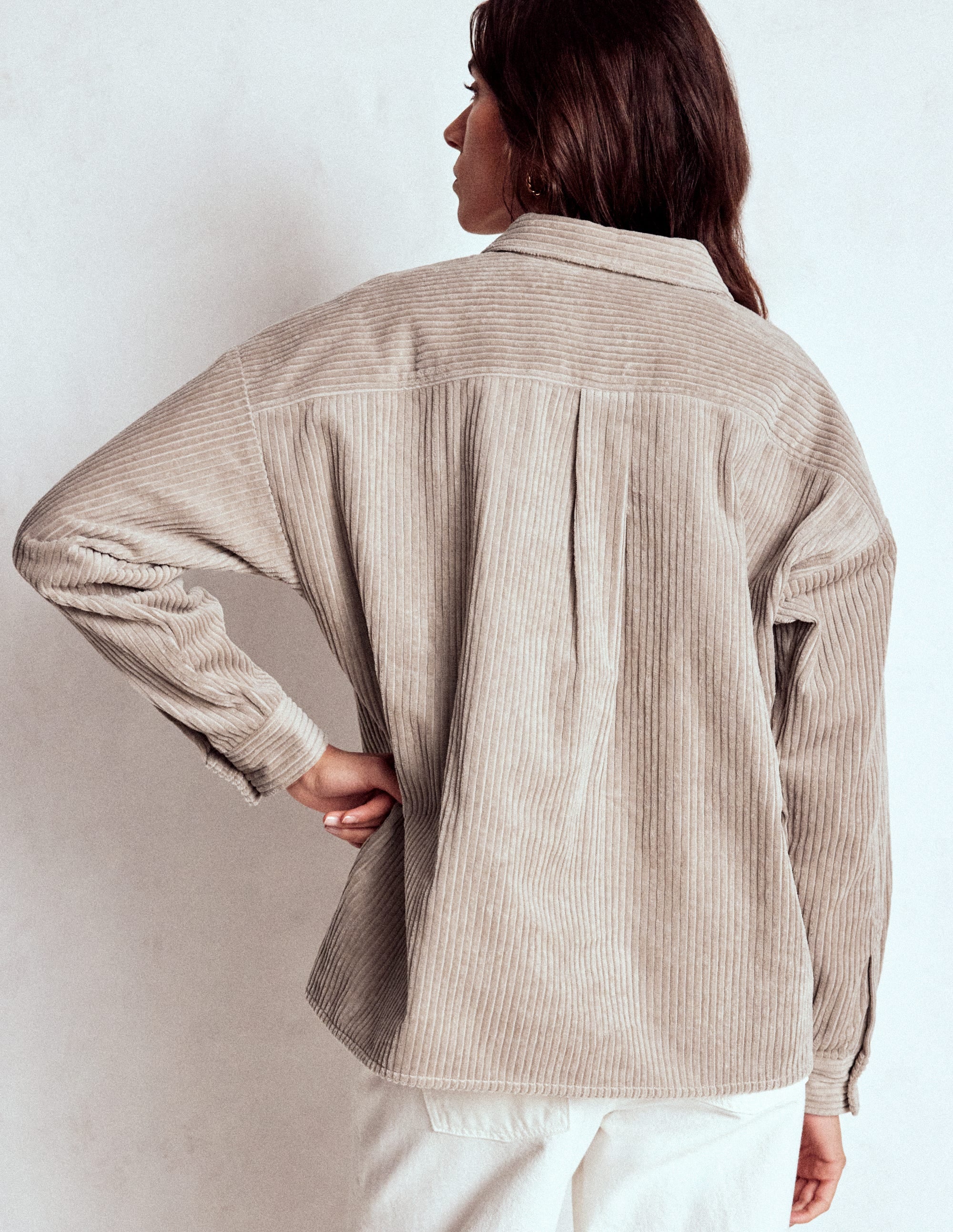 Cord Overshirt-Nutmeg - Image 3