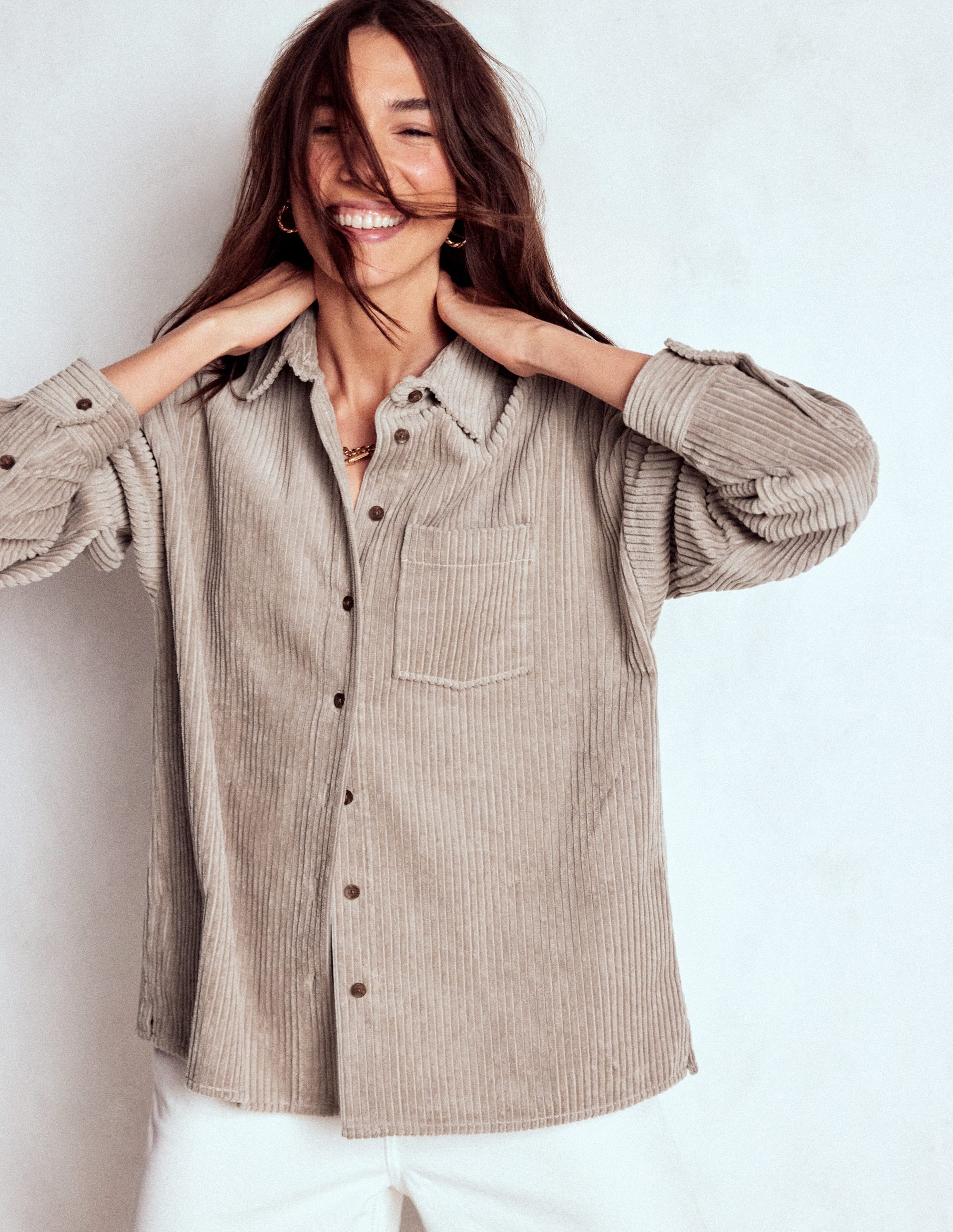 Cord Overshirt-Nutmeg - Image 4