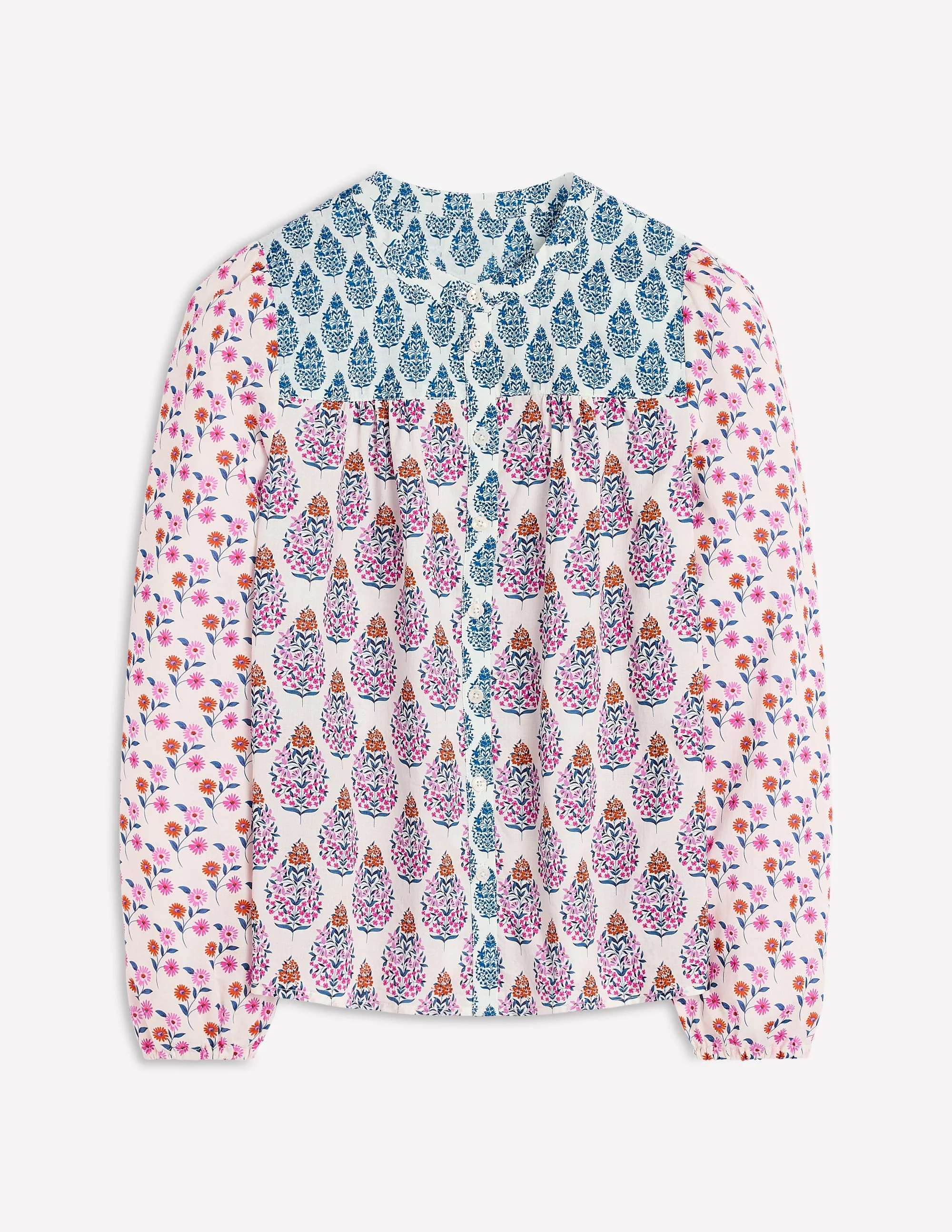 Corrine Cotton Top-Multi, Wildflower Bouquet - Image 6
