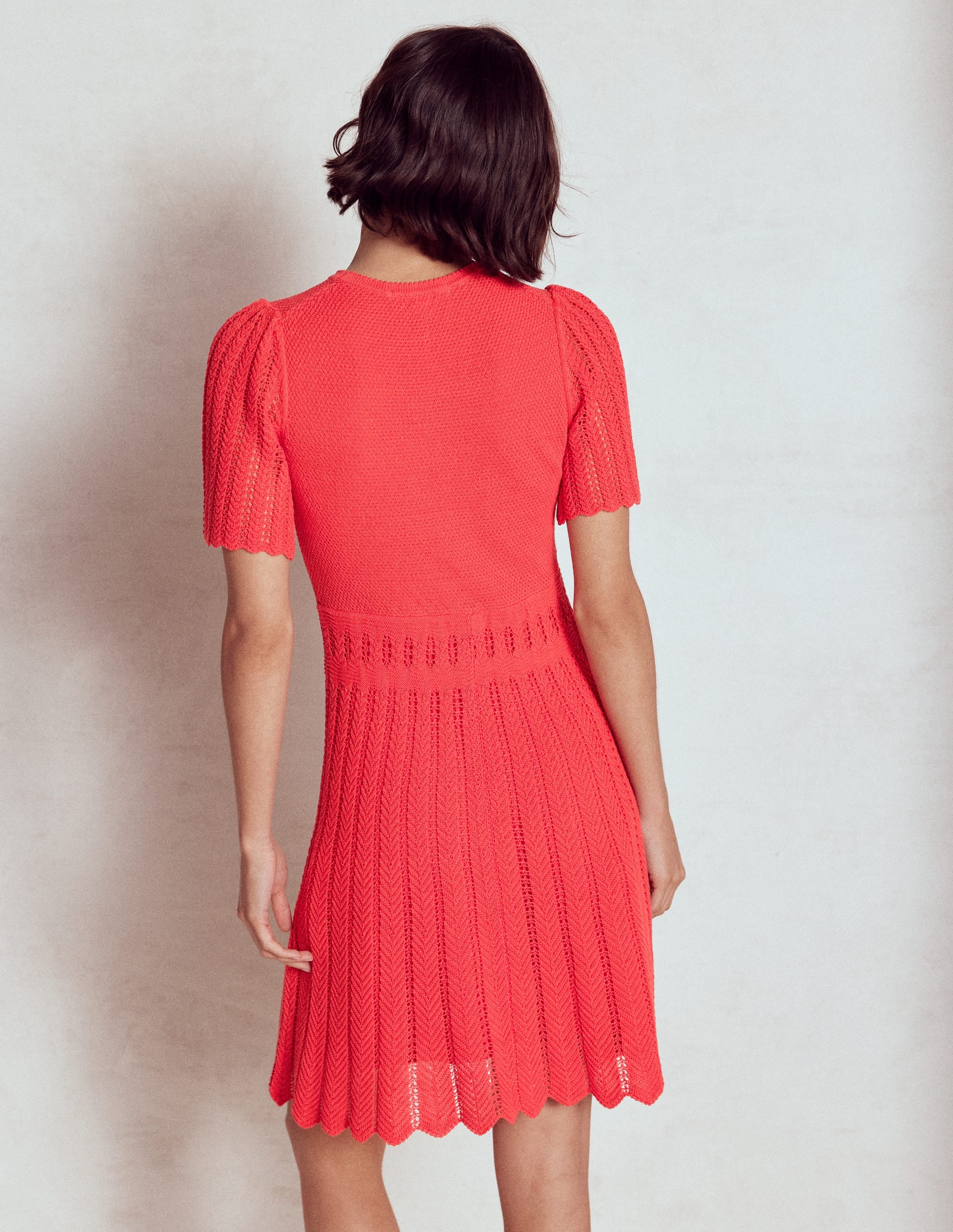 Cotton Stitch Crew Dress-Bittersweet - Image 4
