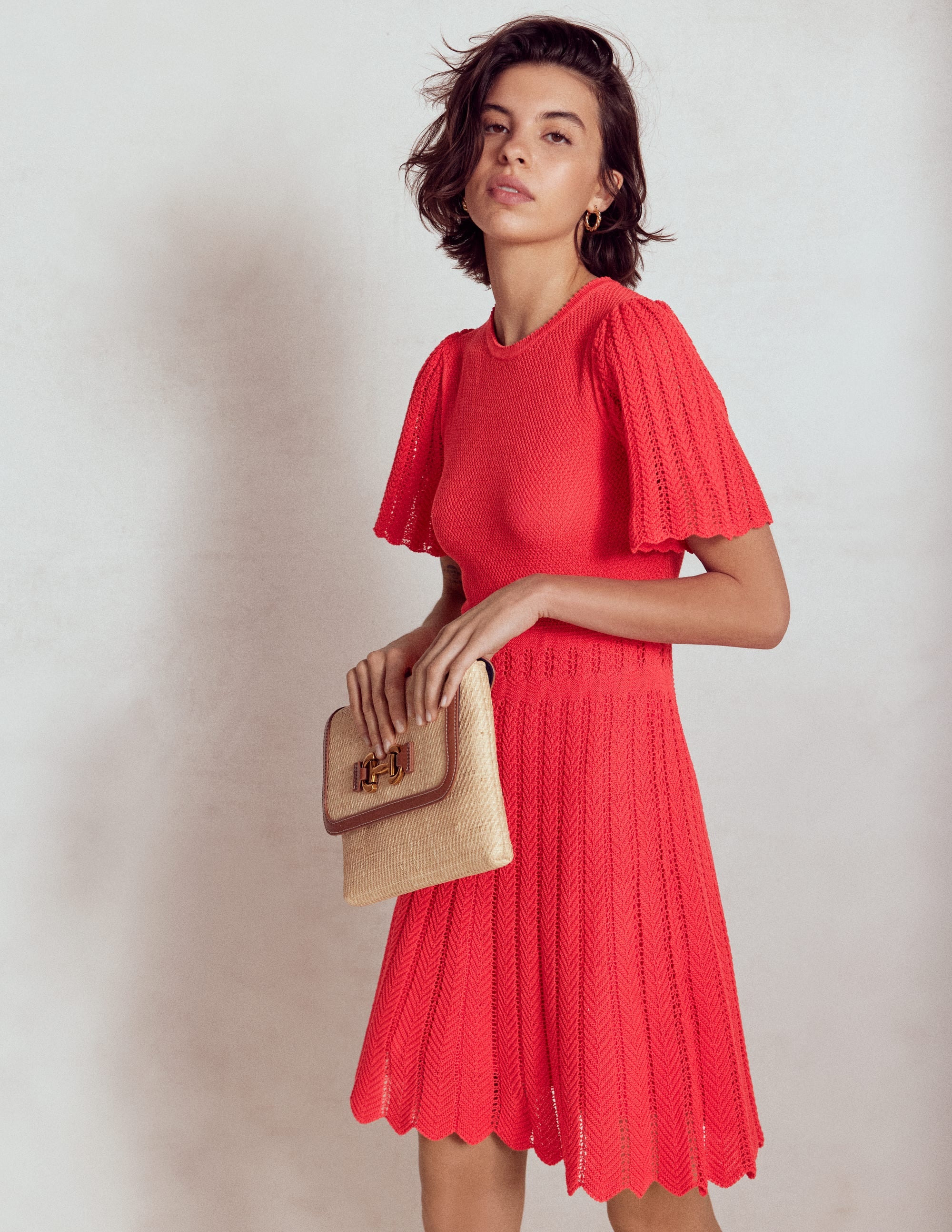 Cotton Stitch Crew Dress-Bittersweet - Image 5