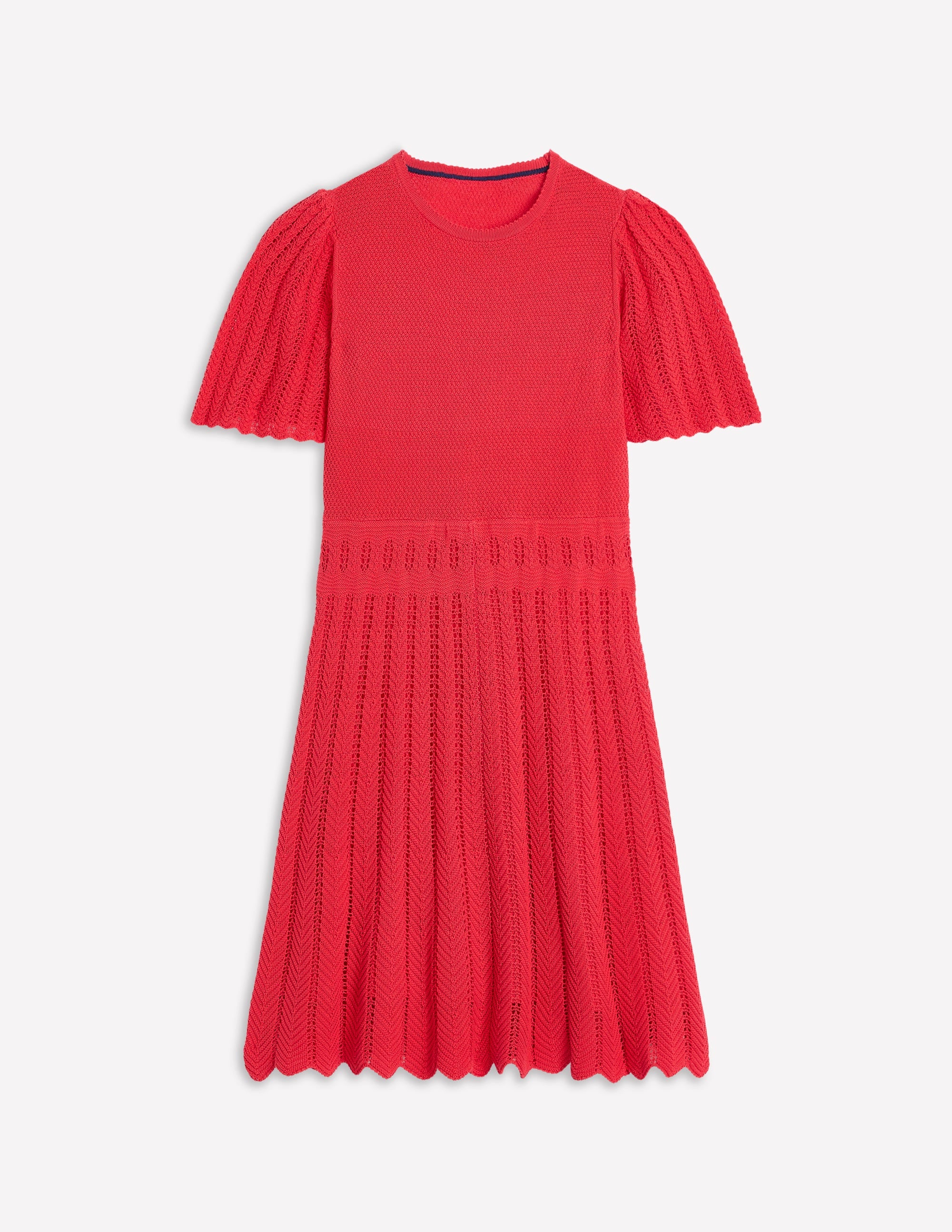 Cotton Stitch Crew Dress-Bittersweet - Image 6