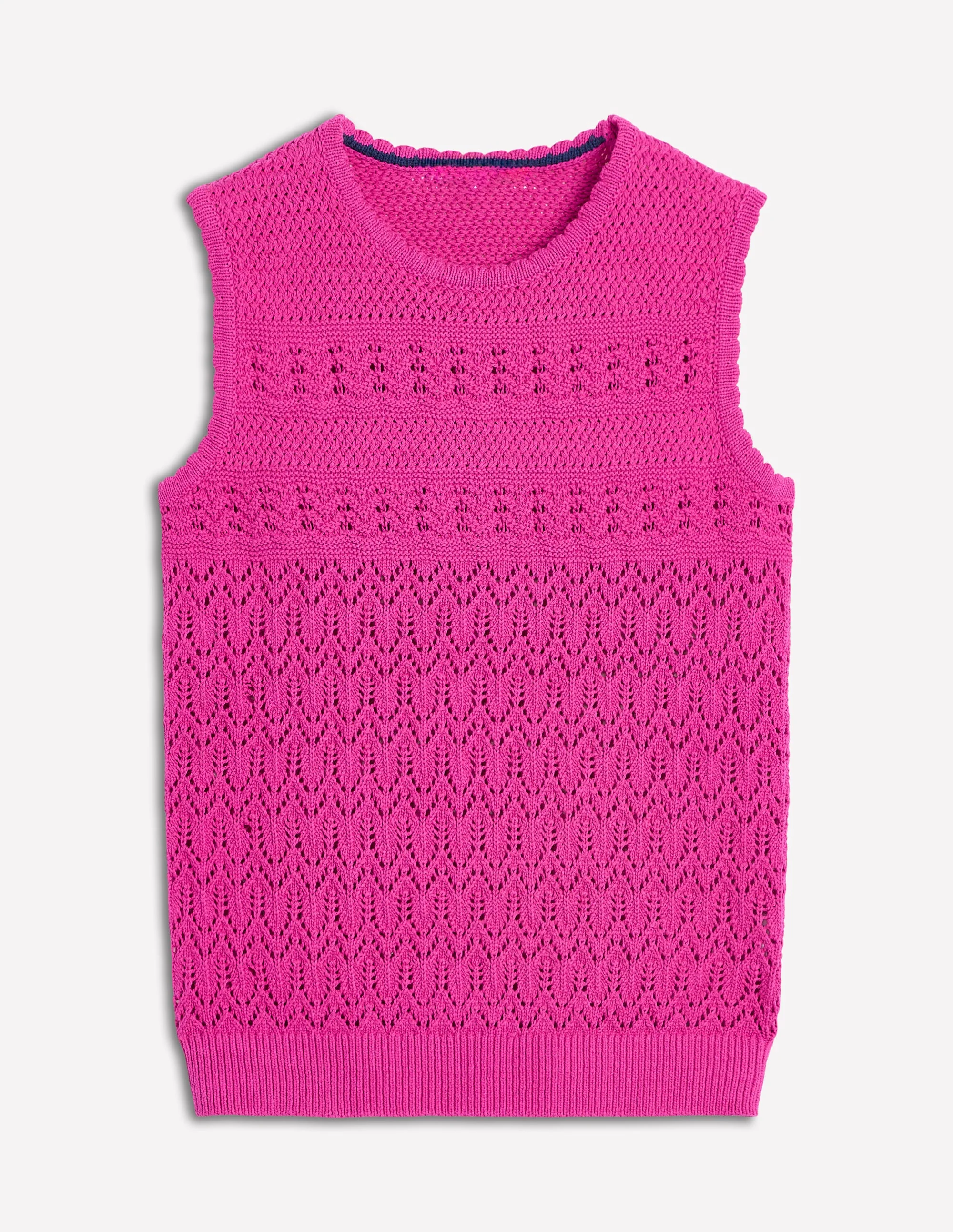 Cotton Stitch Crew Tank-Purple Damson - Image 5