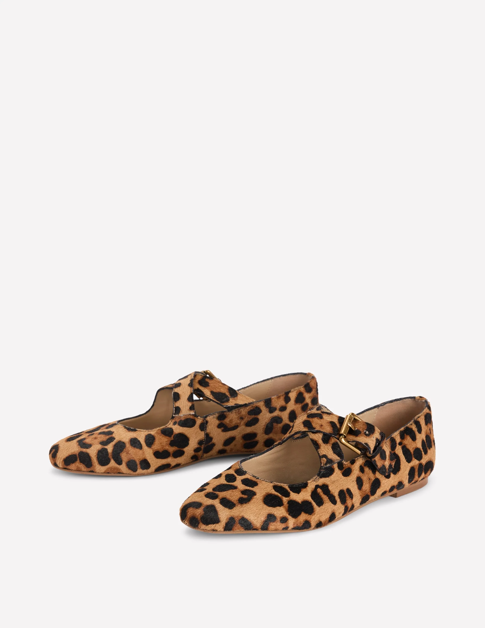 Cross Strap Mary Jane-Classic Leopard - Image 4