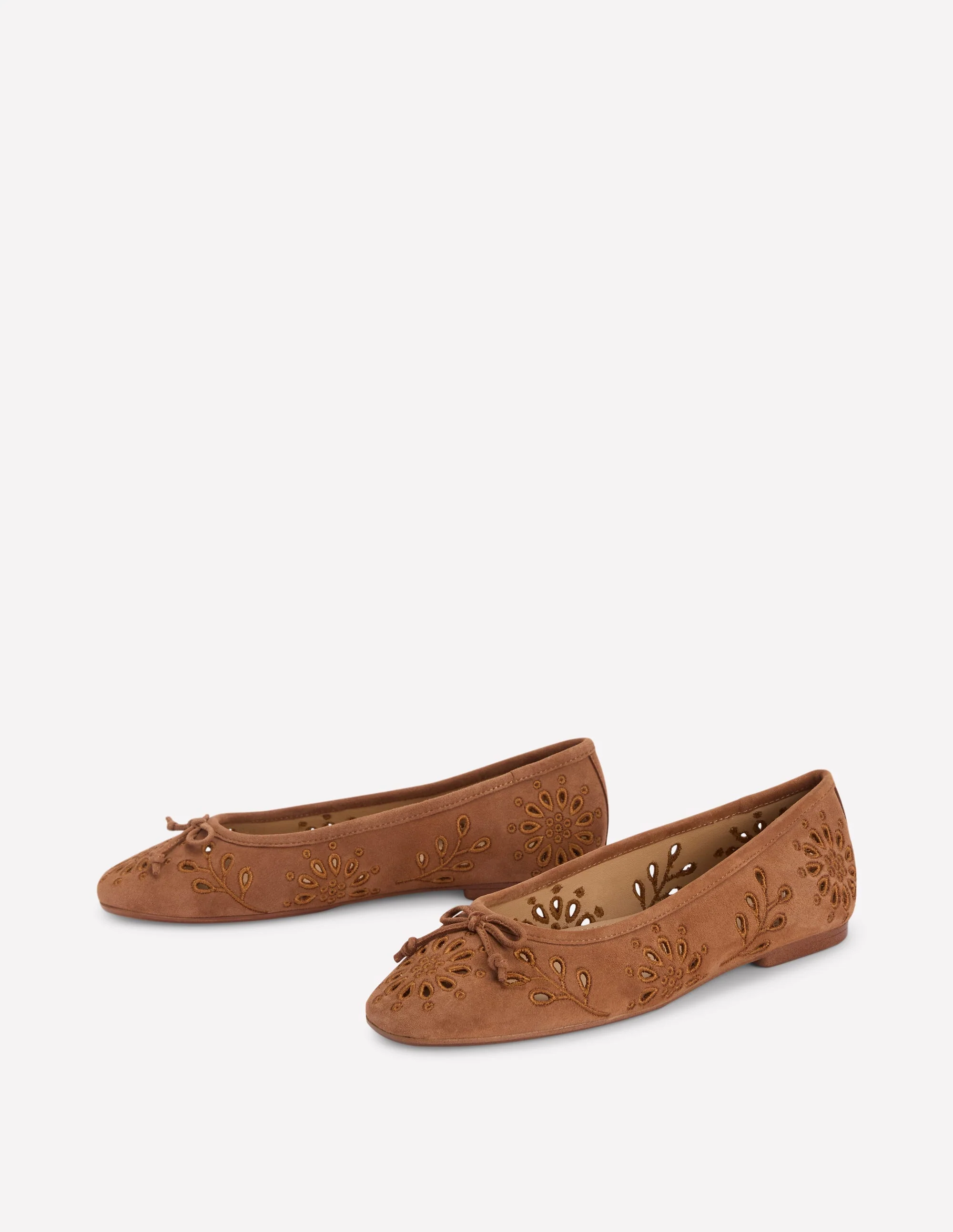 Cut Out Ballet Flats-Gingersnap - Image 3