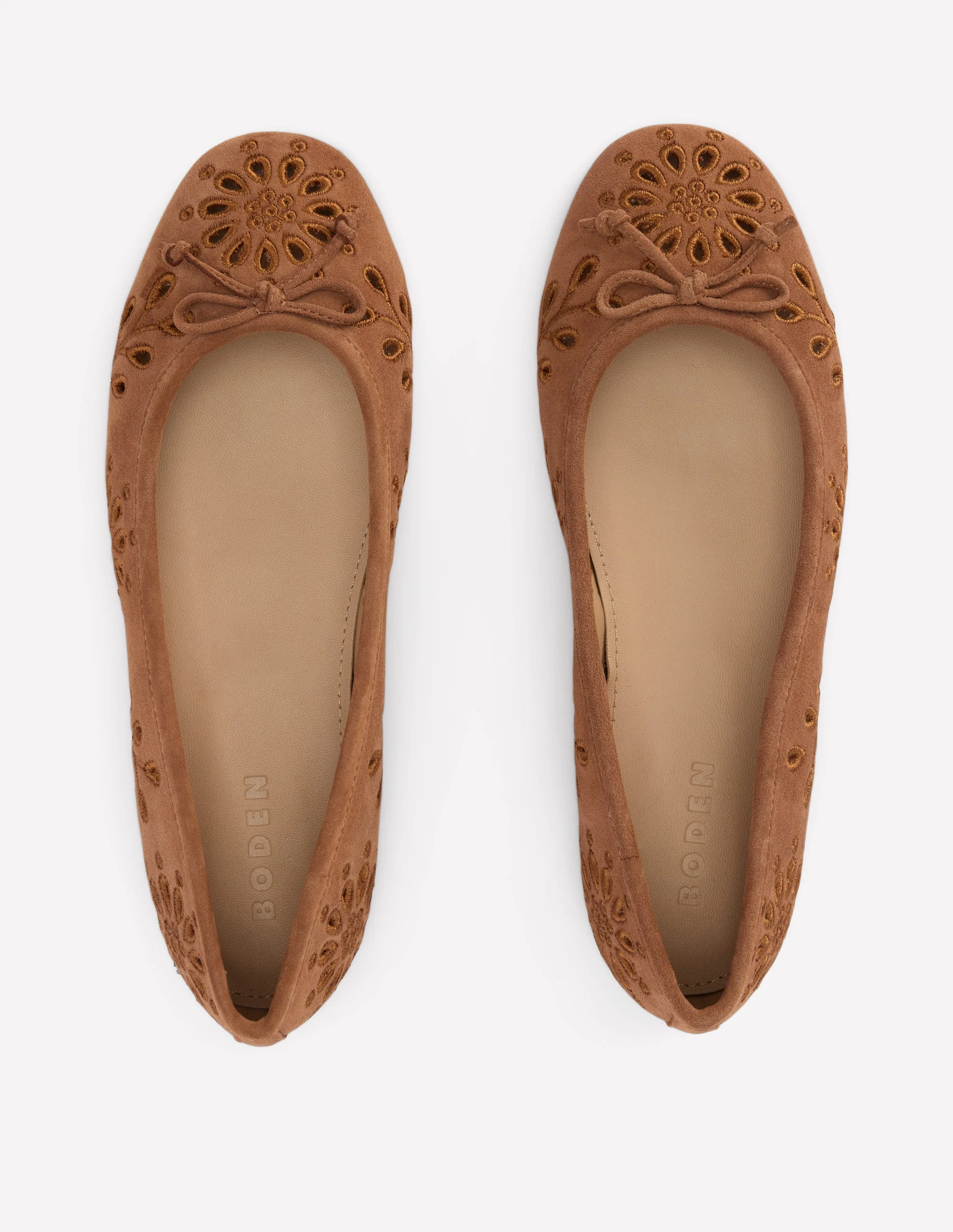 Cut Out Ballet Flats-Gingersnap - Image 5