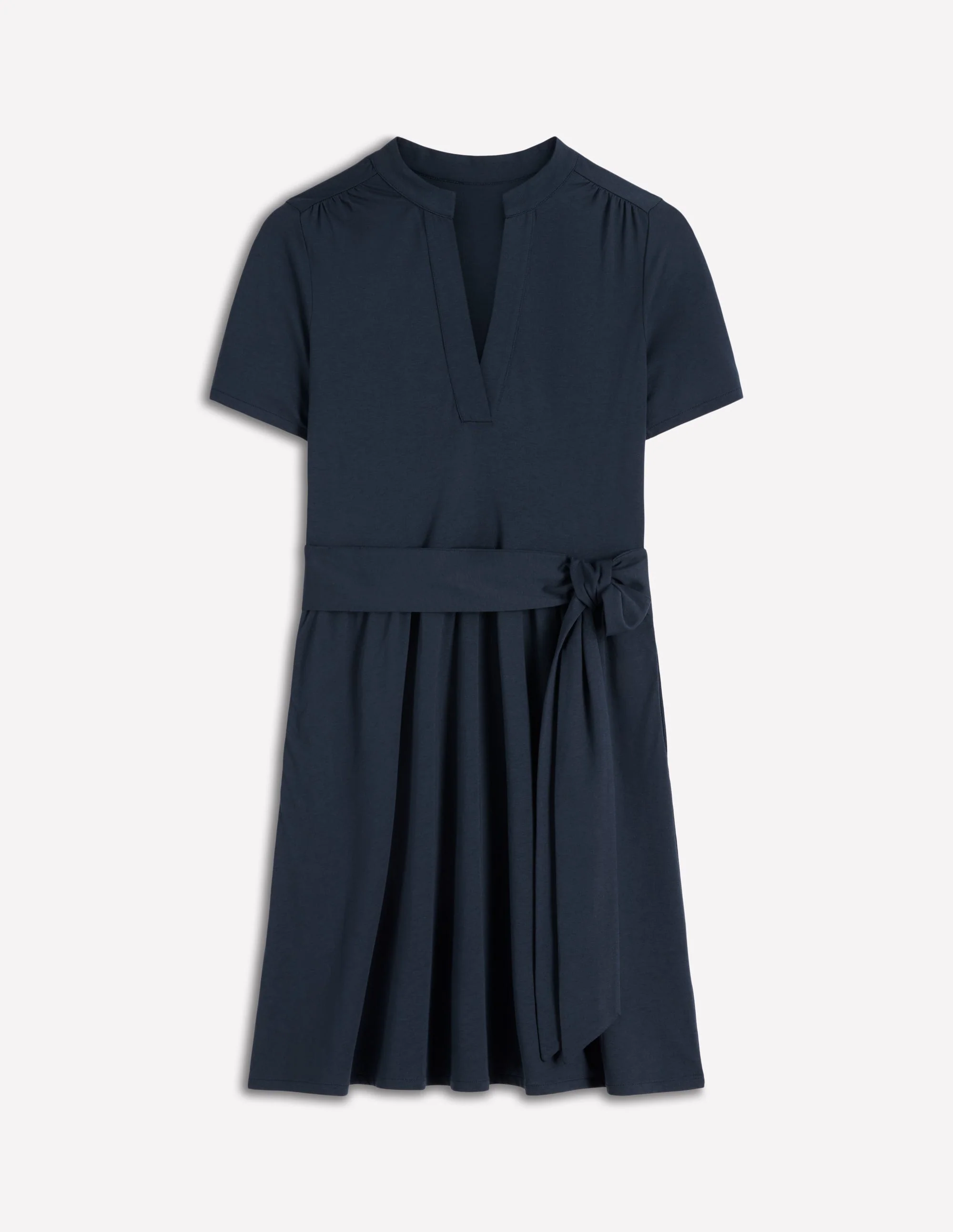 Daisy Flippy Jersey Dress-Navy - Image 5