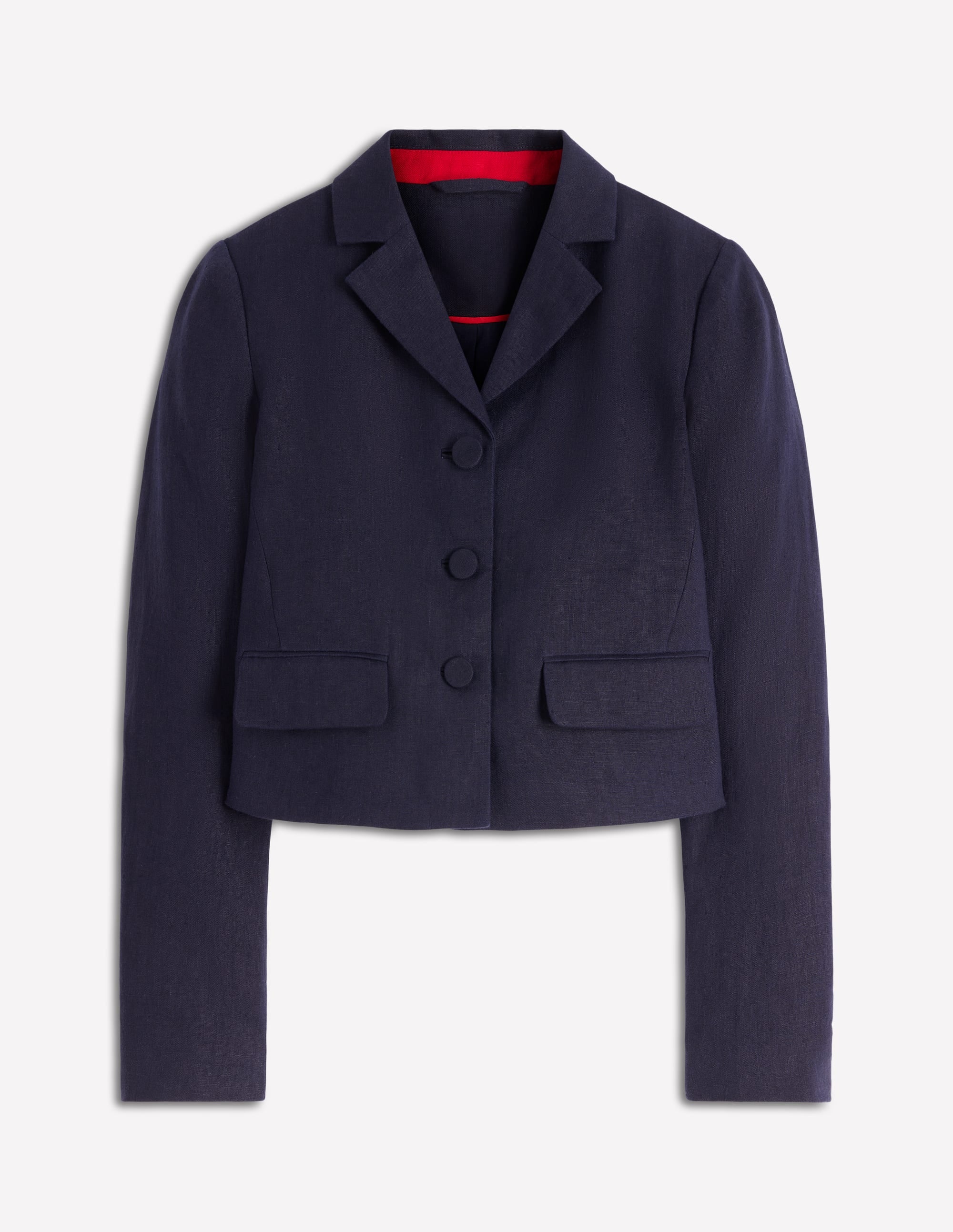 Dartmouth Linen Blazer-Navy - Image 3
