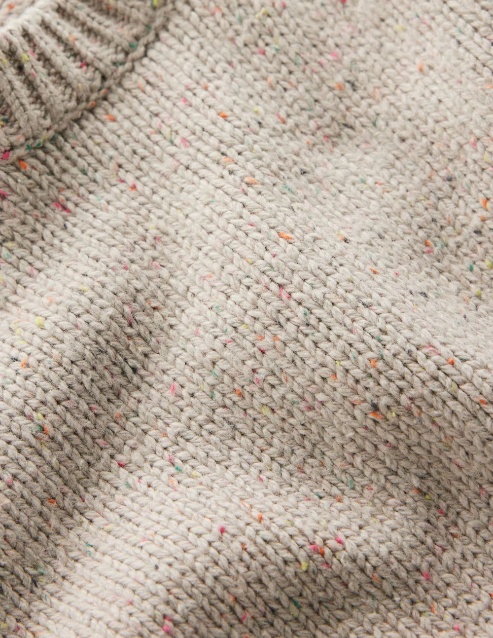 Davina Puff Sleeve Jumper-Ivory, Nep - Image 7
