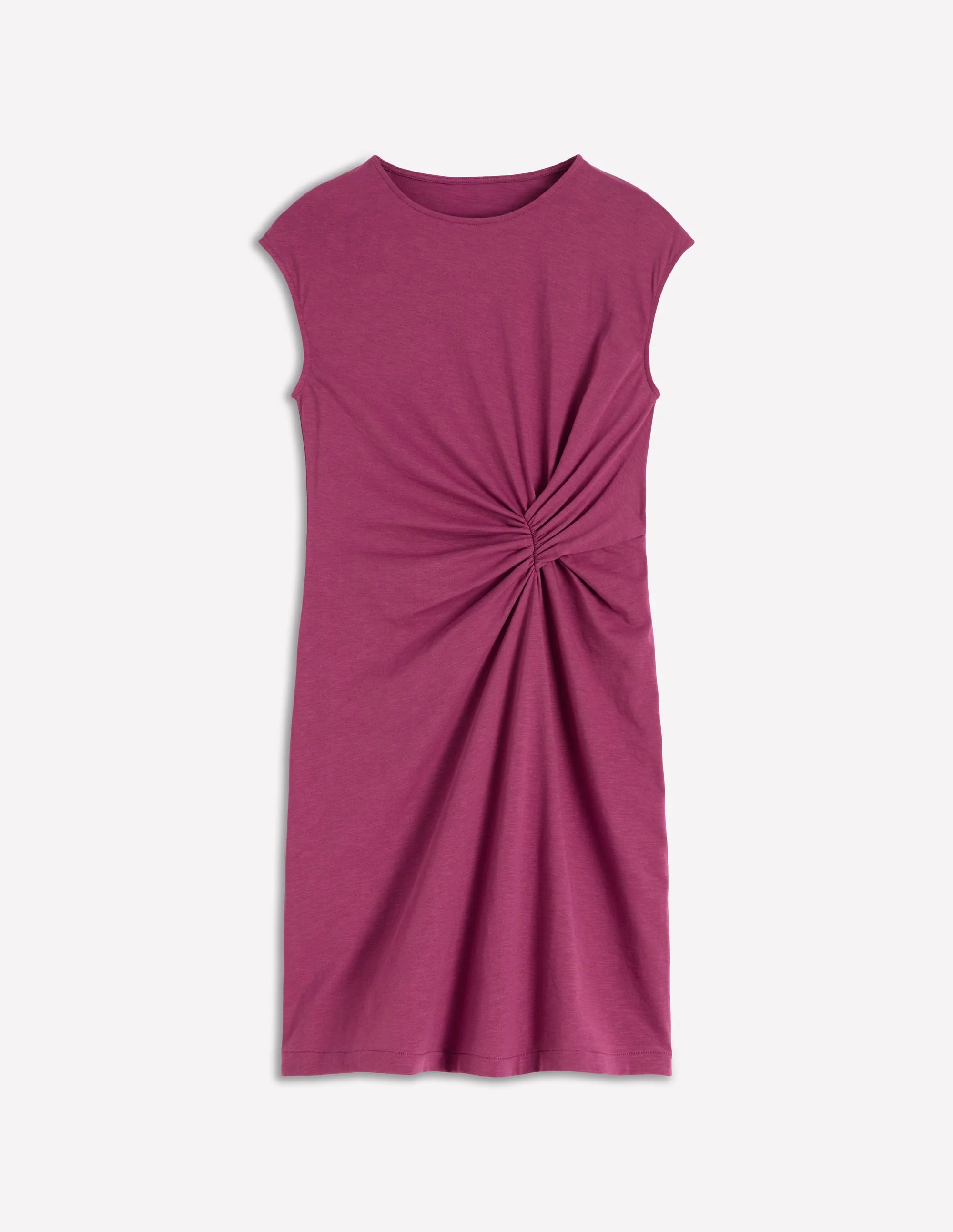 Delilah Twist Short Dress-Raspberry Coulis - Image 7