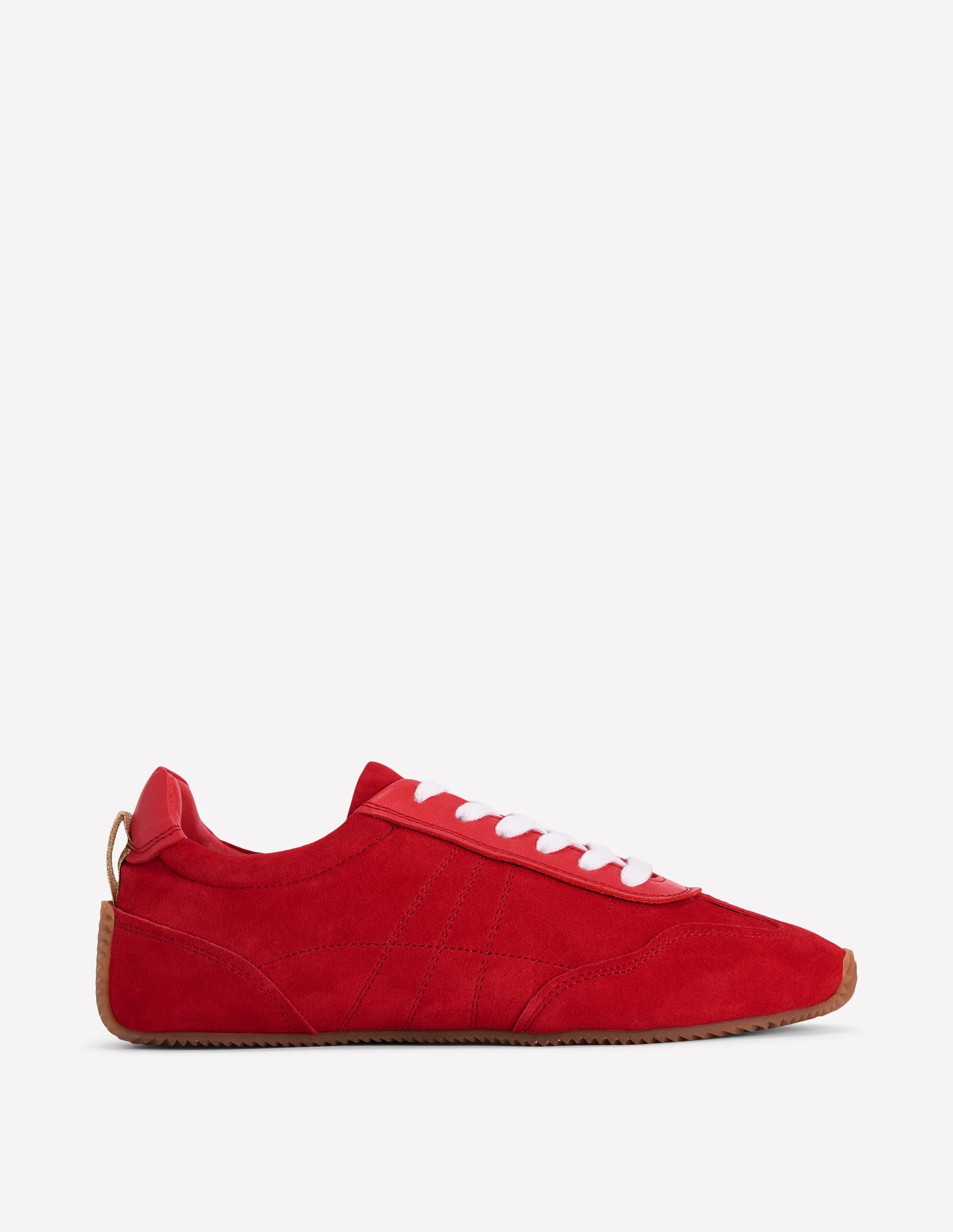 Delphine Slim Sole Trainers-Red