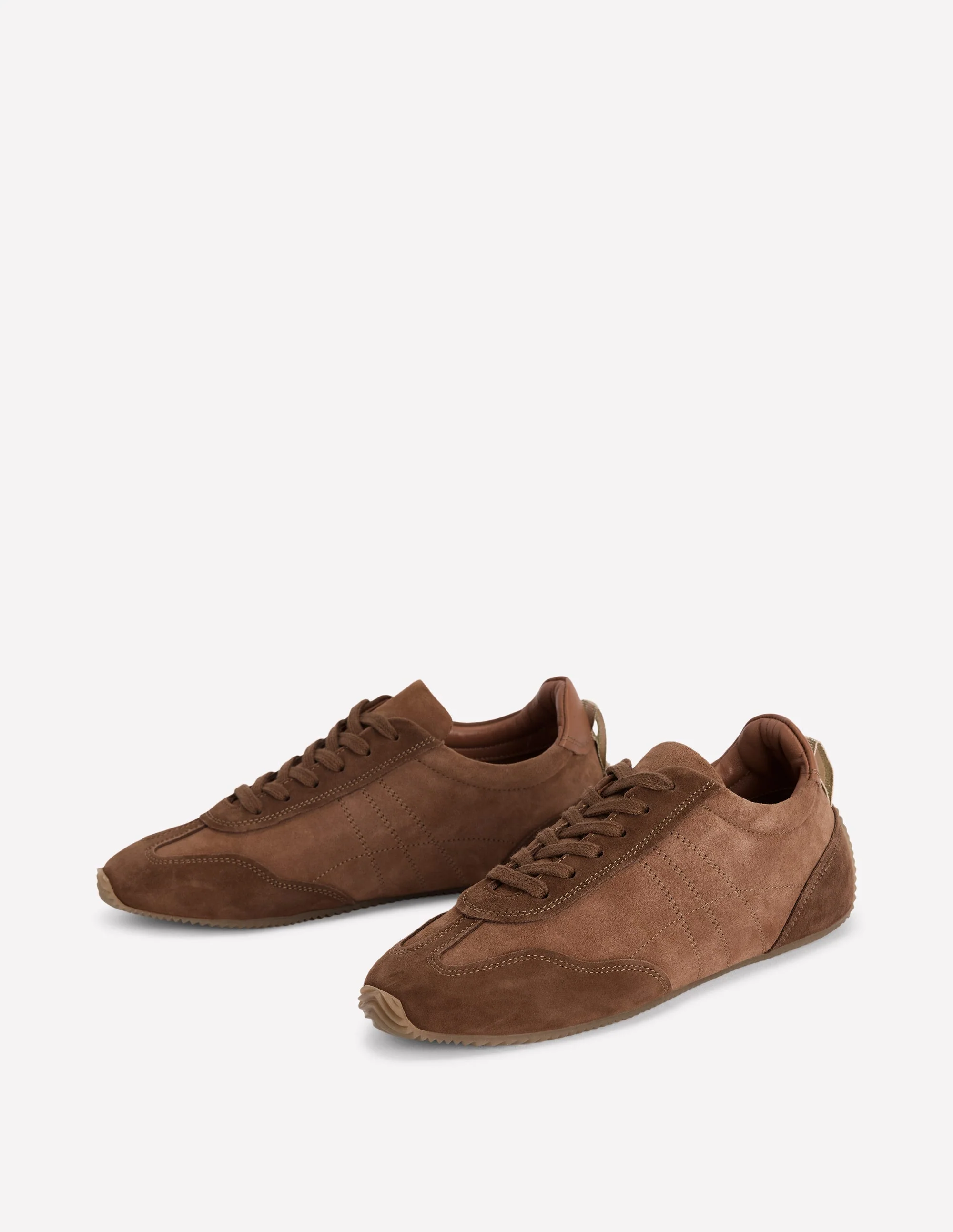 Delphine Slim Sole Trainers-Tan - Image 4