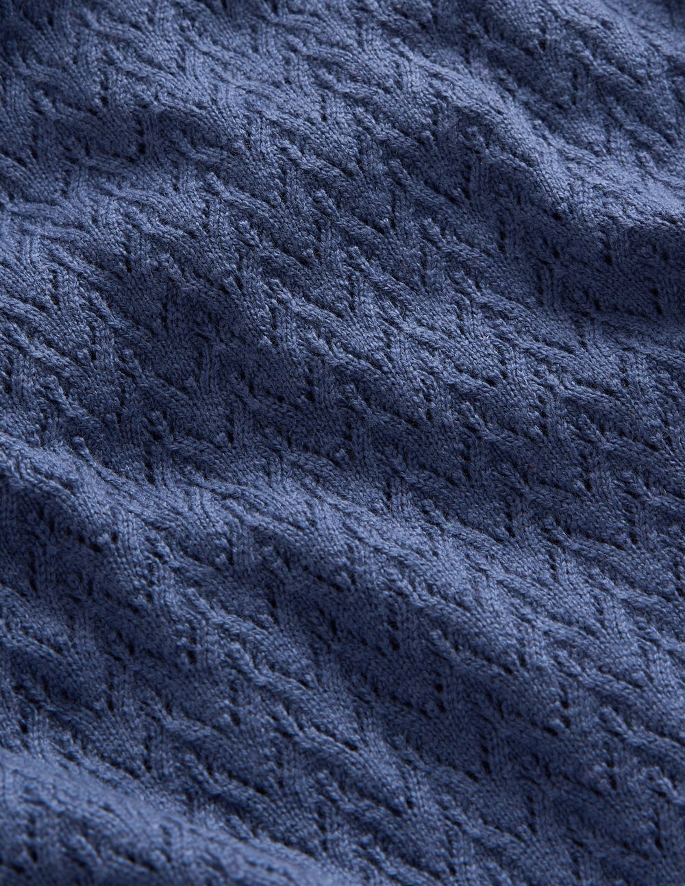 Diane Pointelle Jumper-Denim Blue - Image 6