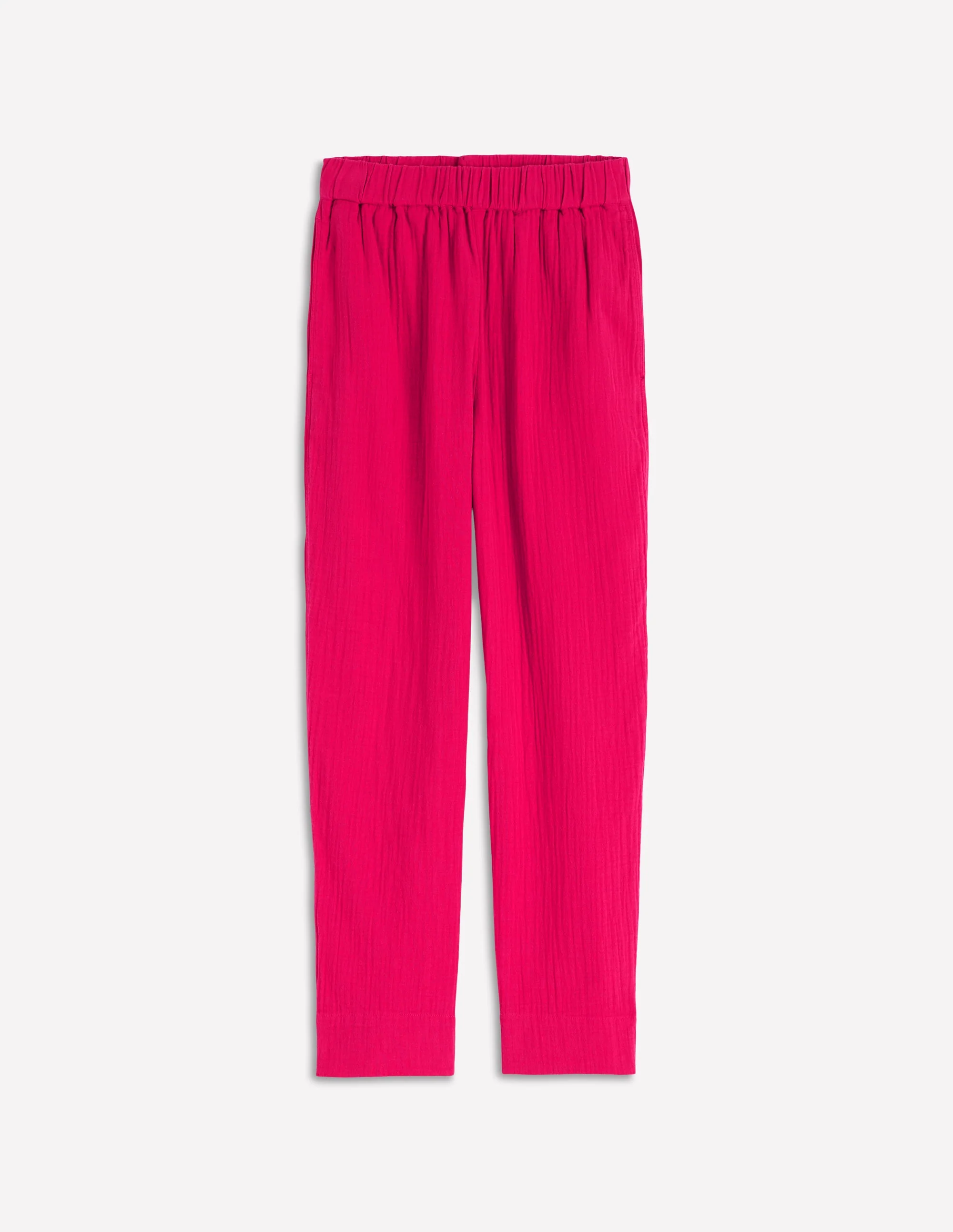 Double Cloth Crop Trousers-Pomegranate - Image 6
