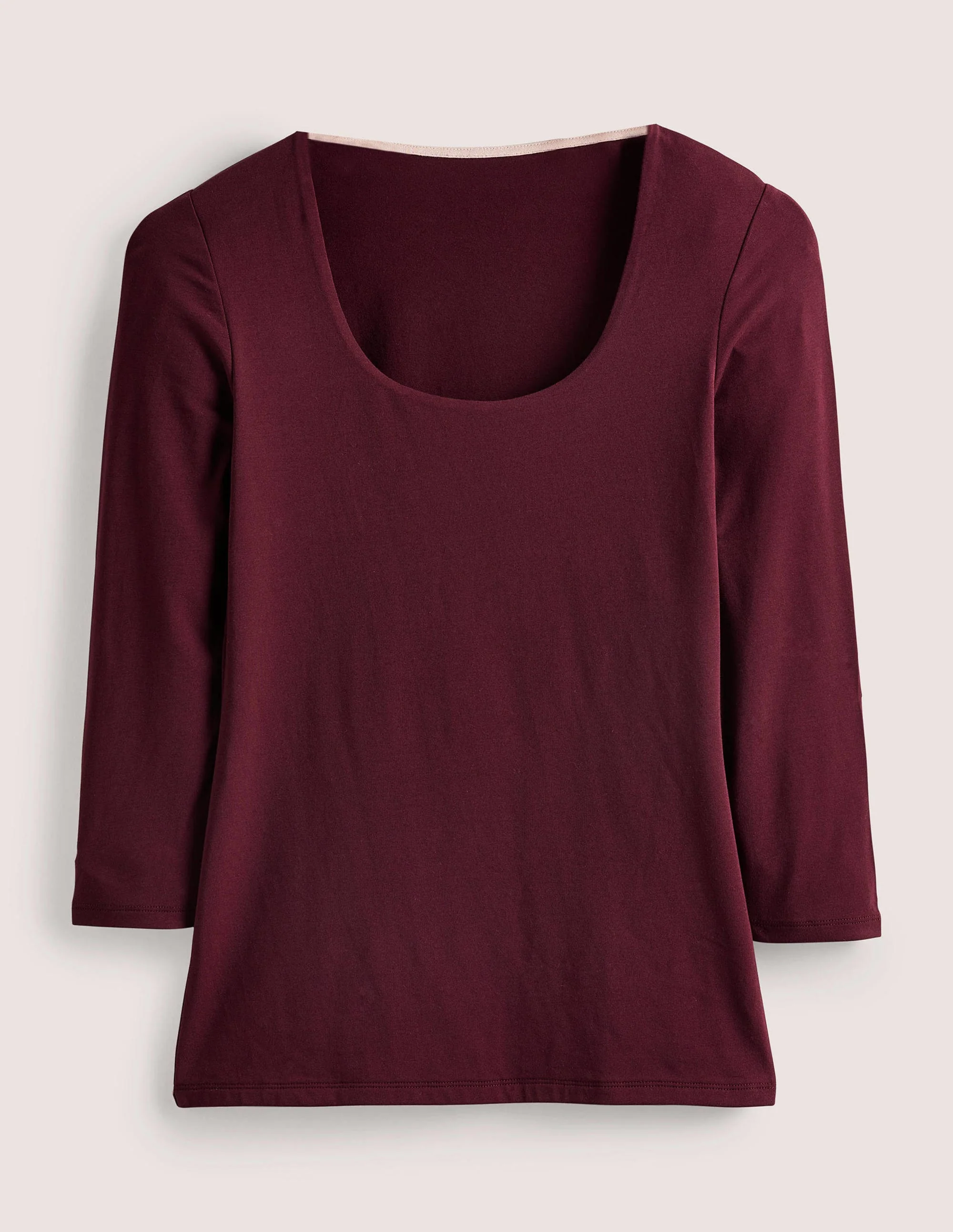 Double Layer Front Top-Mulled Wine Purple - Image 6