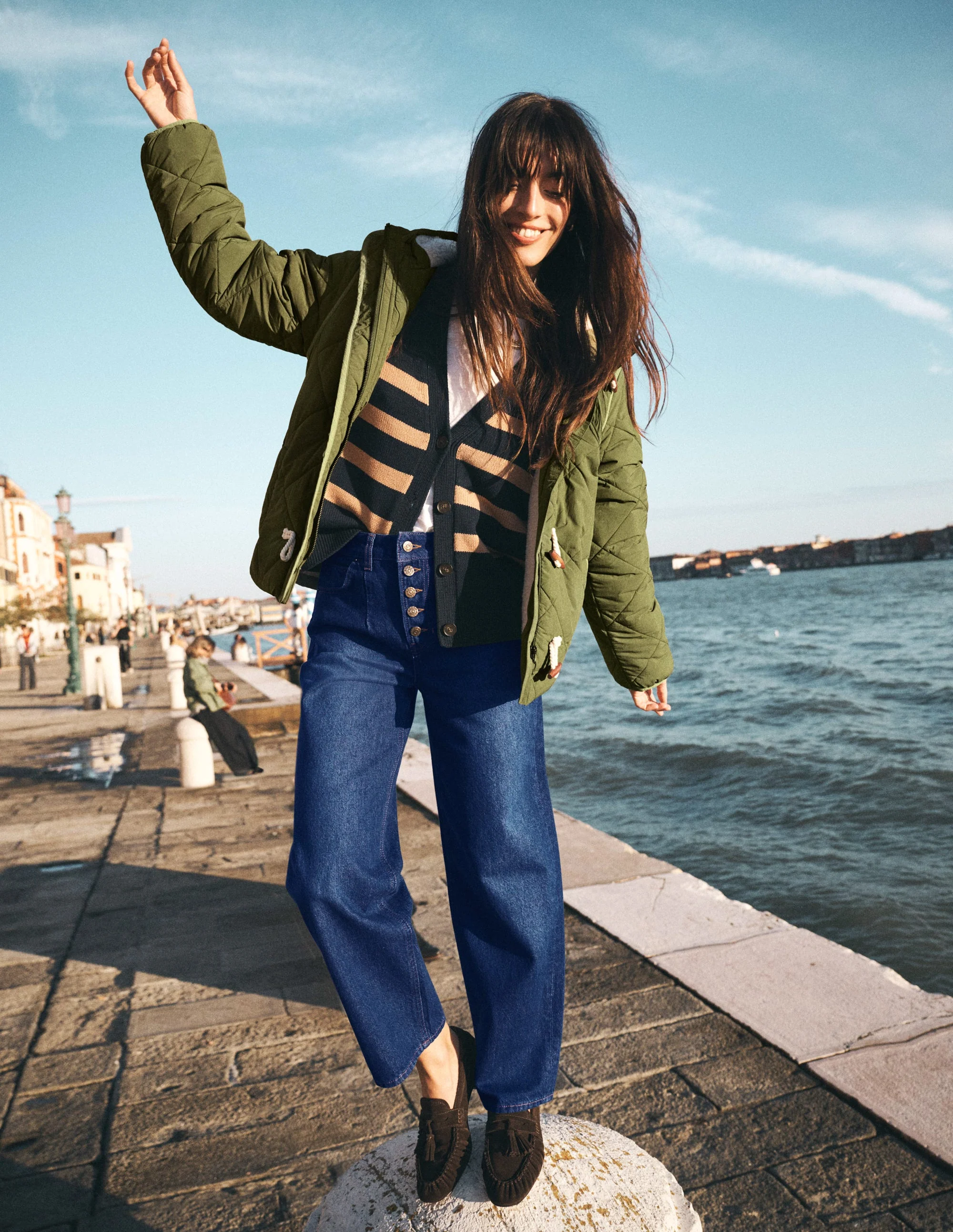 Duffle Quilted Parka-Green - Image 5
