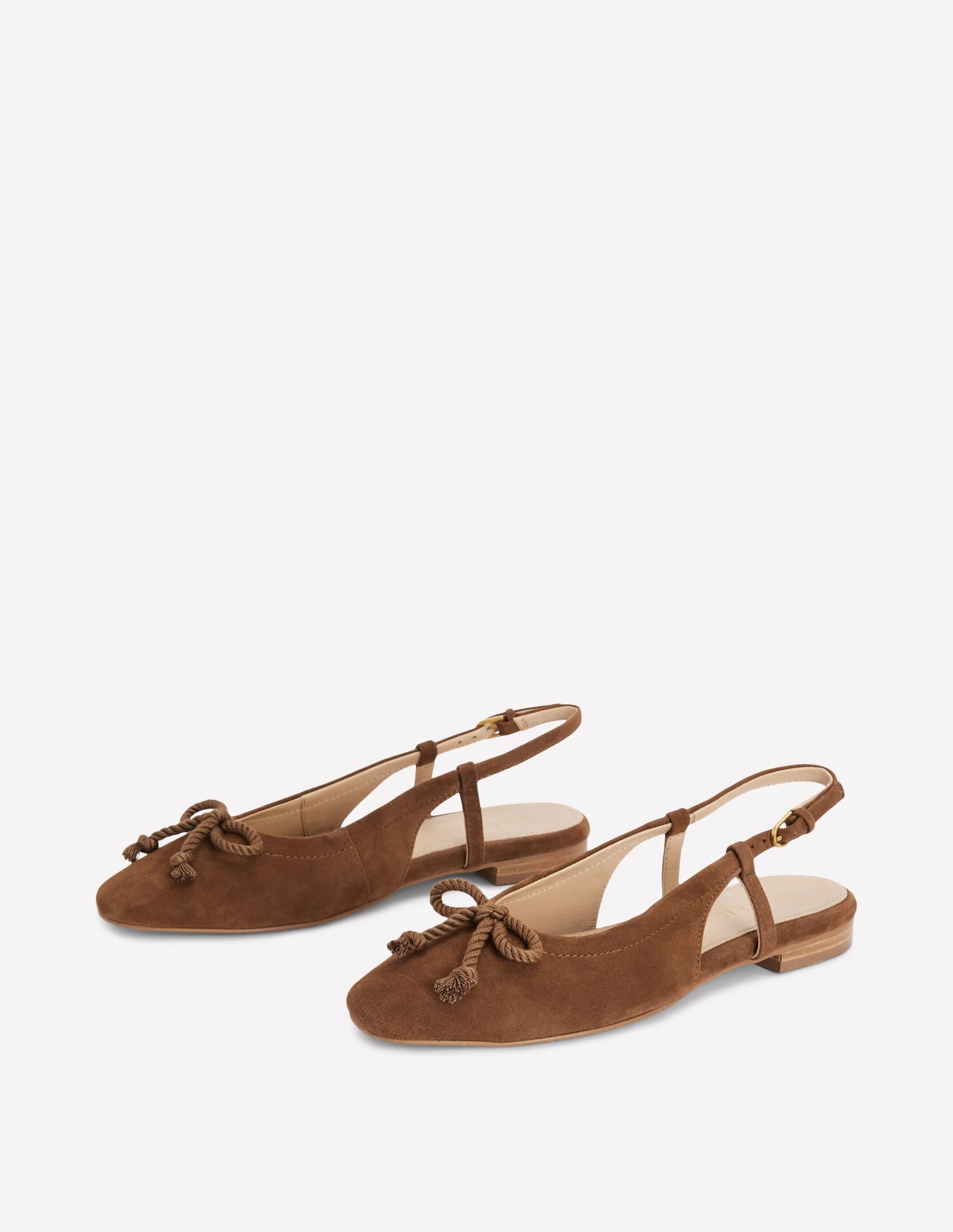 Easy Slingback Flats-Raw Umber - Image 3