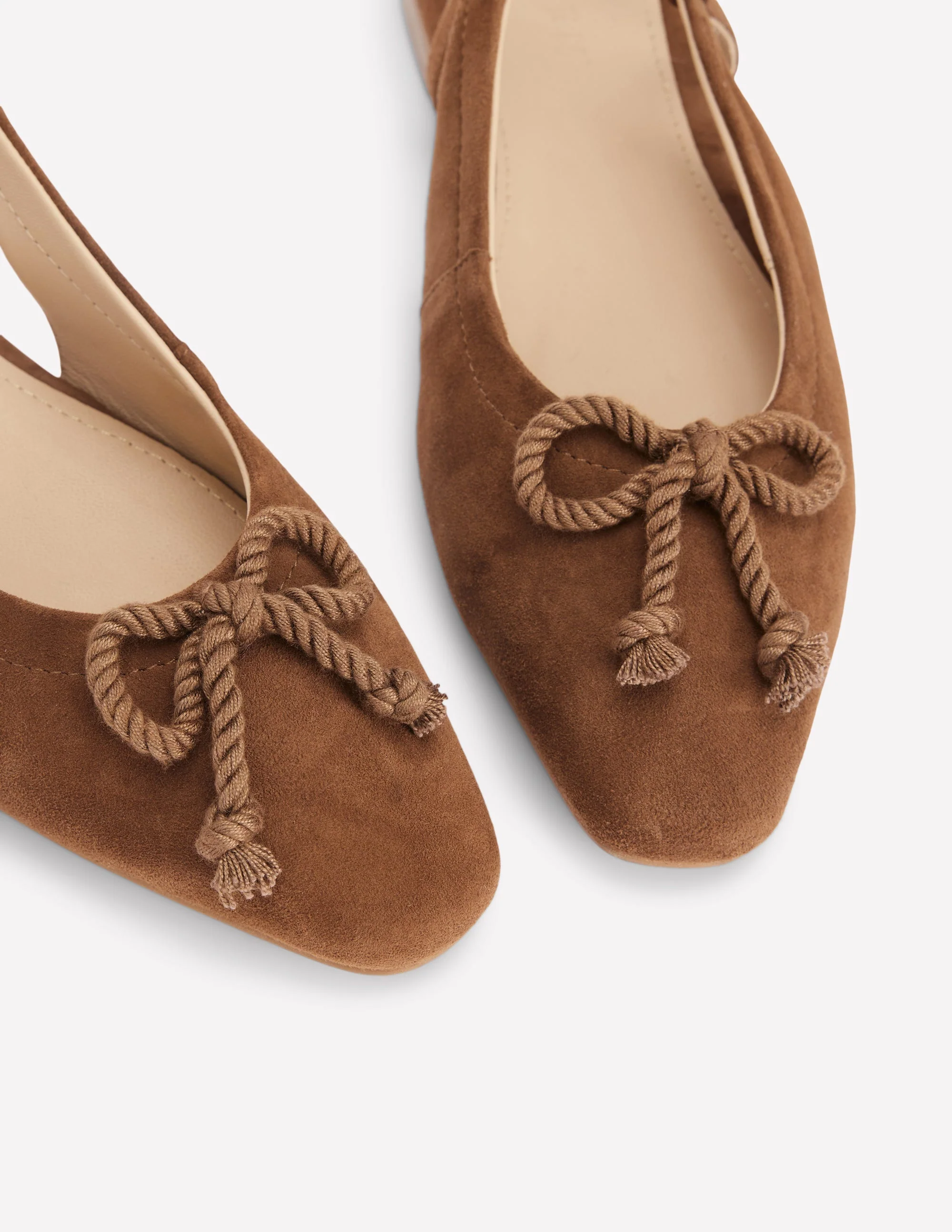 Easy Slingback Flats-Raw Umber - Image 4