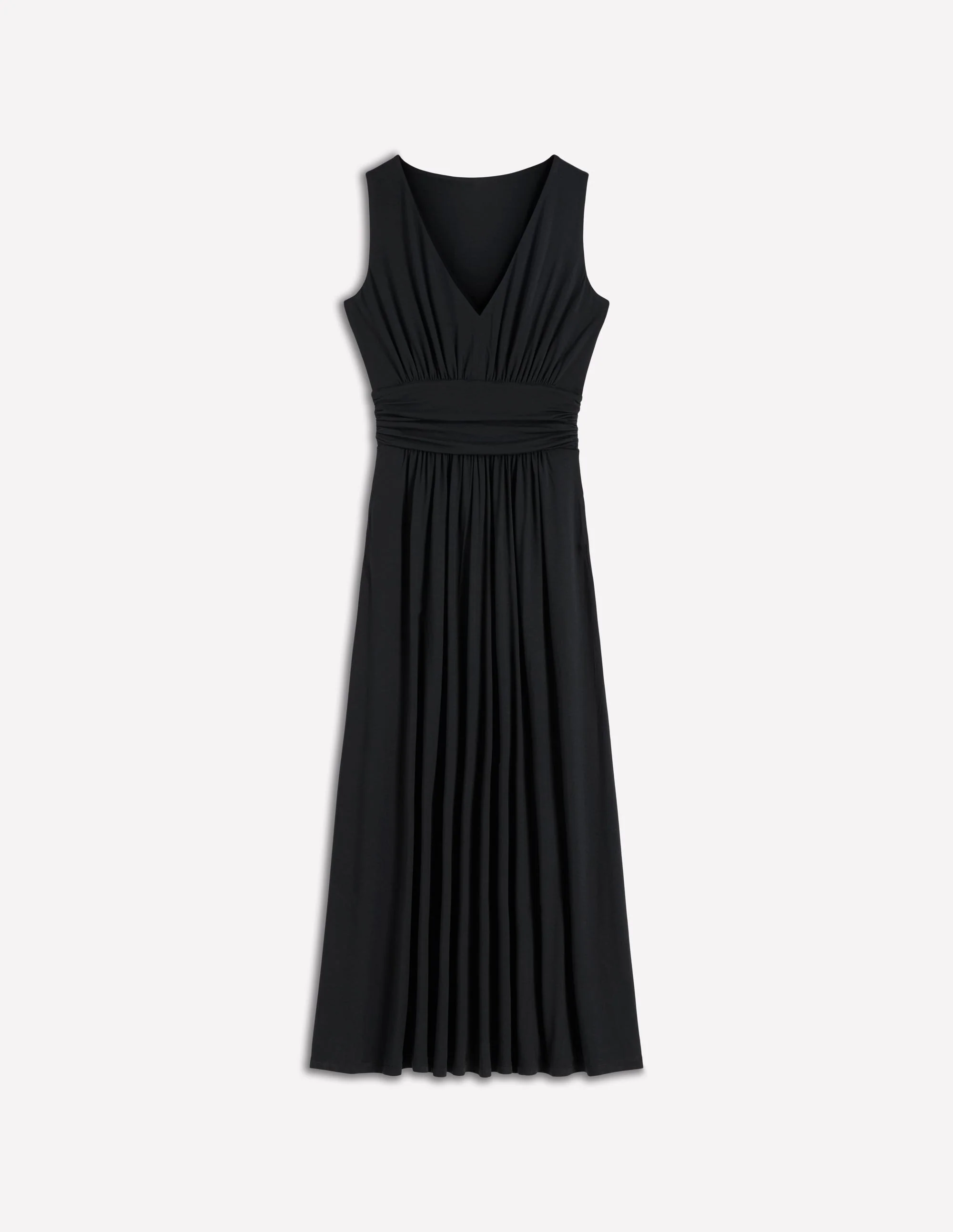Elodie Jersey Maxi Dress-Black - Image 7
