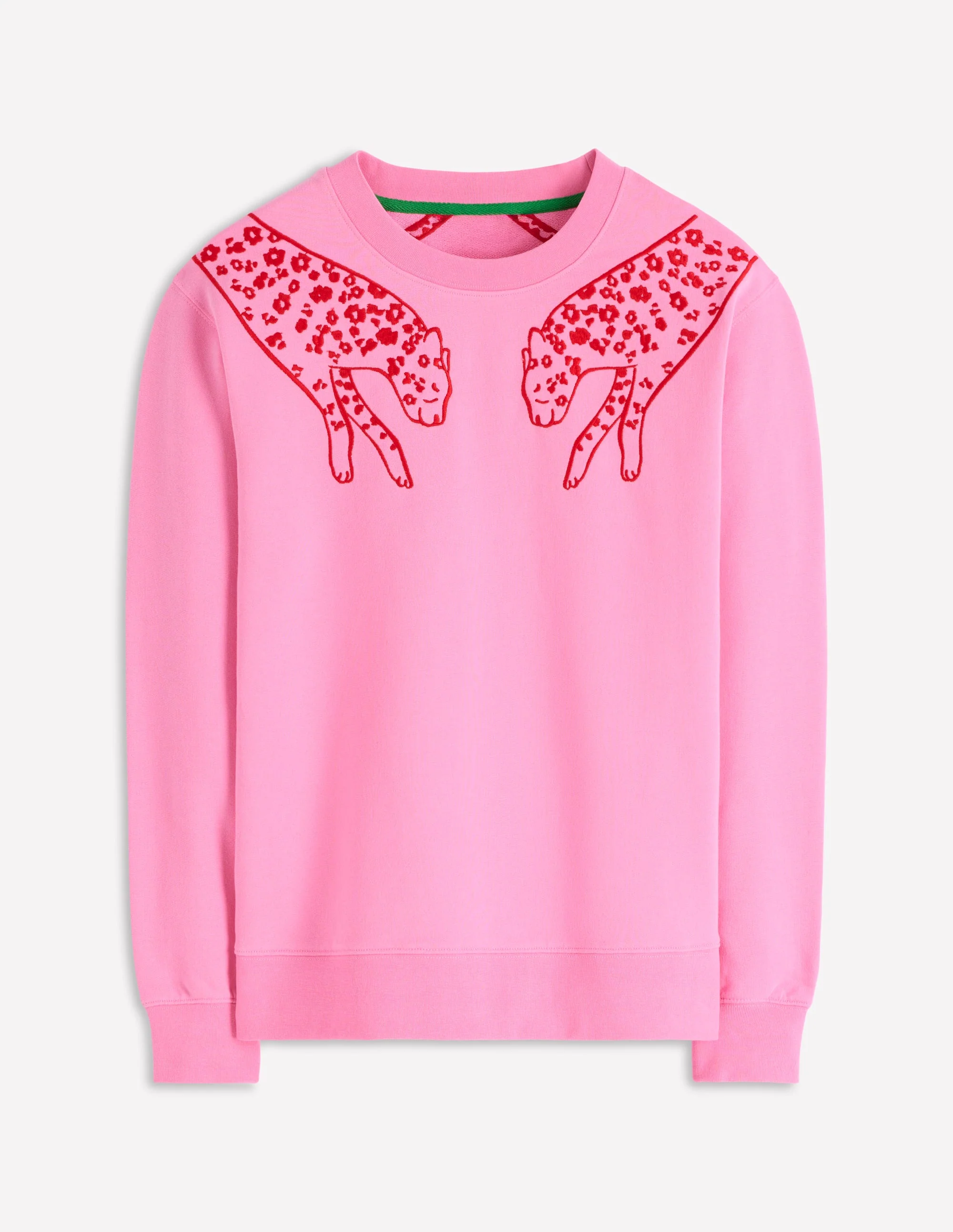 Emi Embroidered Sweatshirt-Leopard Embroidery - Image 6
