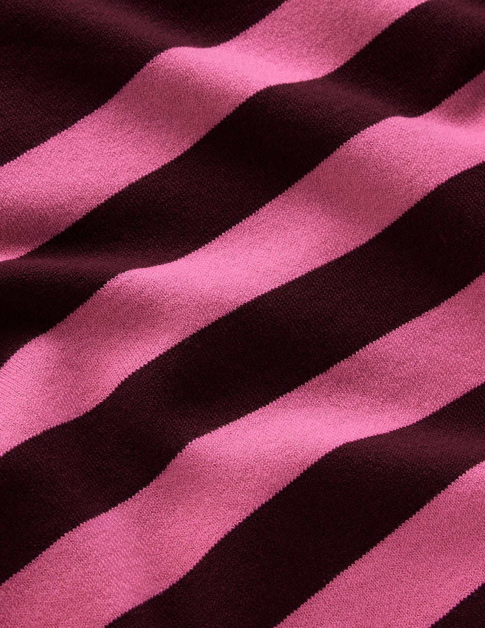 Emilia Cotton Crew Jumper-Chestnut/Pink Stripe - Image 6