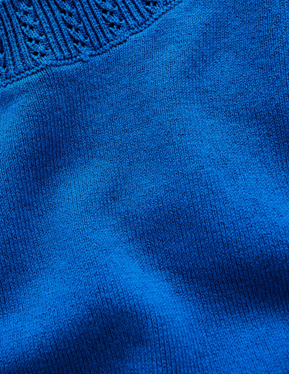 Emilia Cotton Crew Jumper-Kingfisher Blue - Image 7