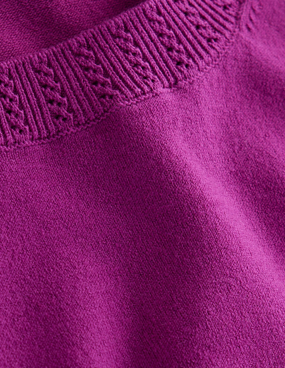 Emilia Cotton Crew Jumper-Regal Purple - Image 6