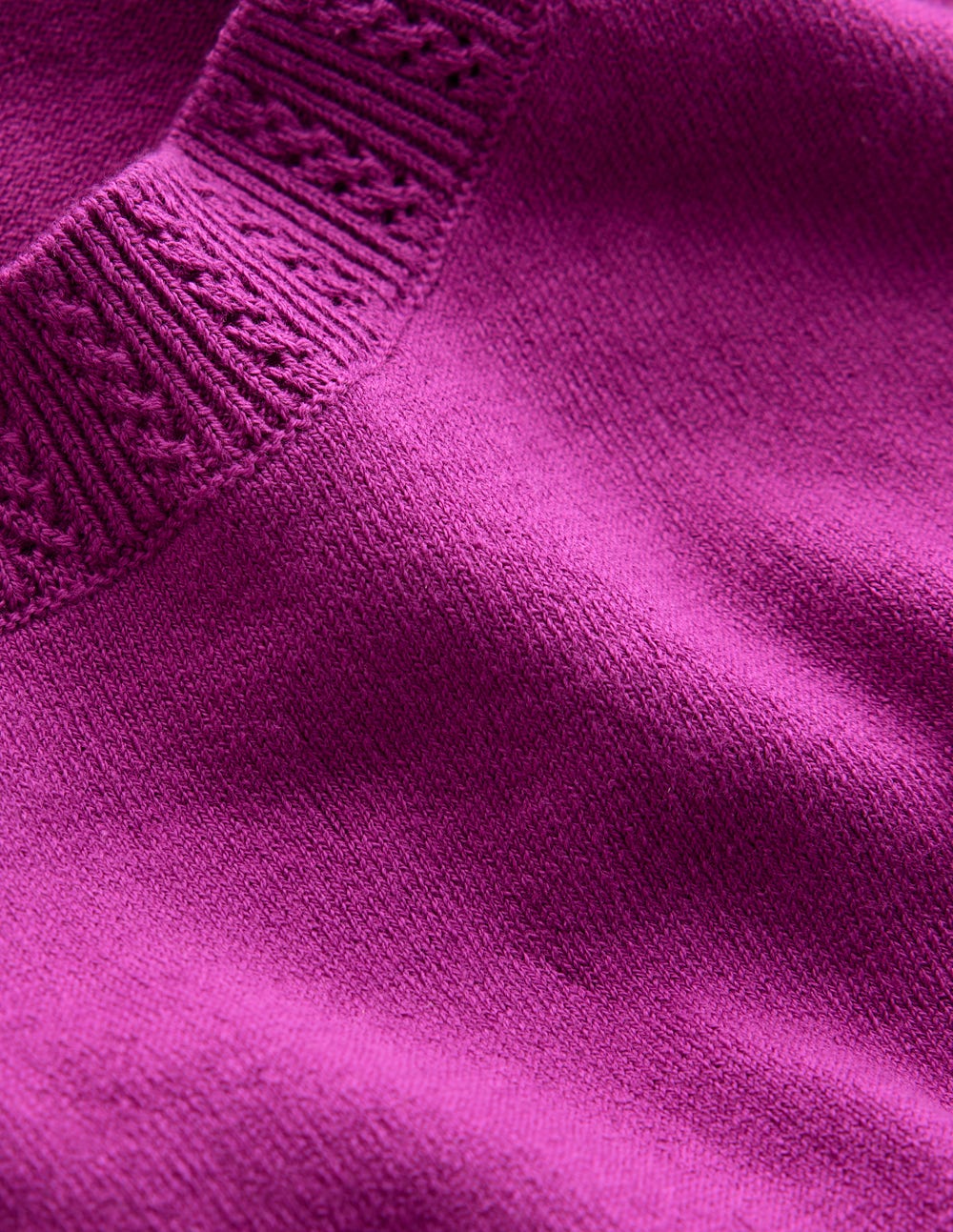 Emilia Cotton Crew Neck Tank-Regal Purple - Image 6