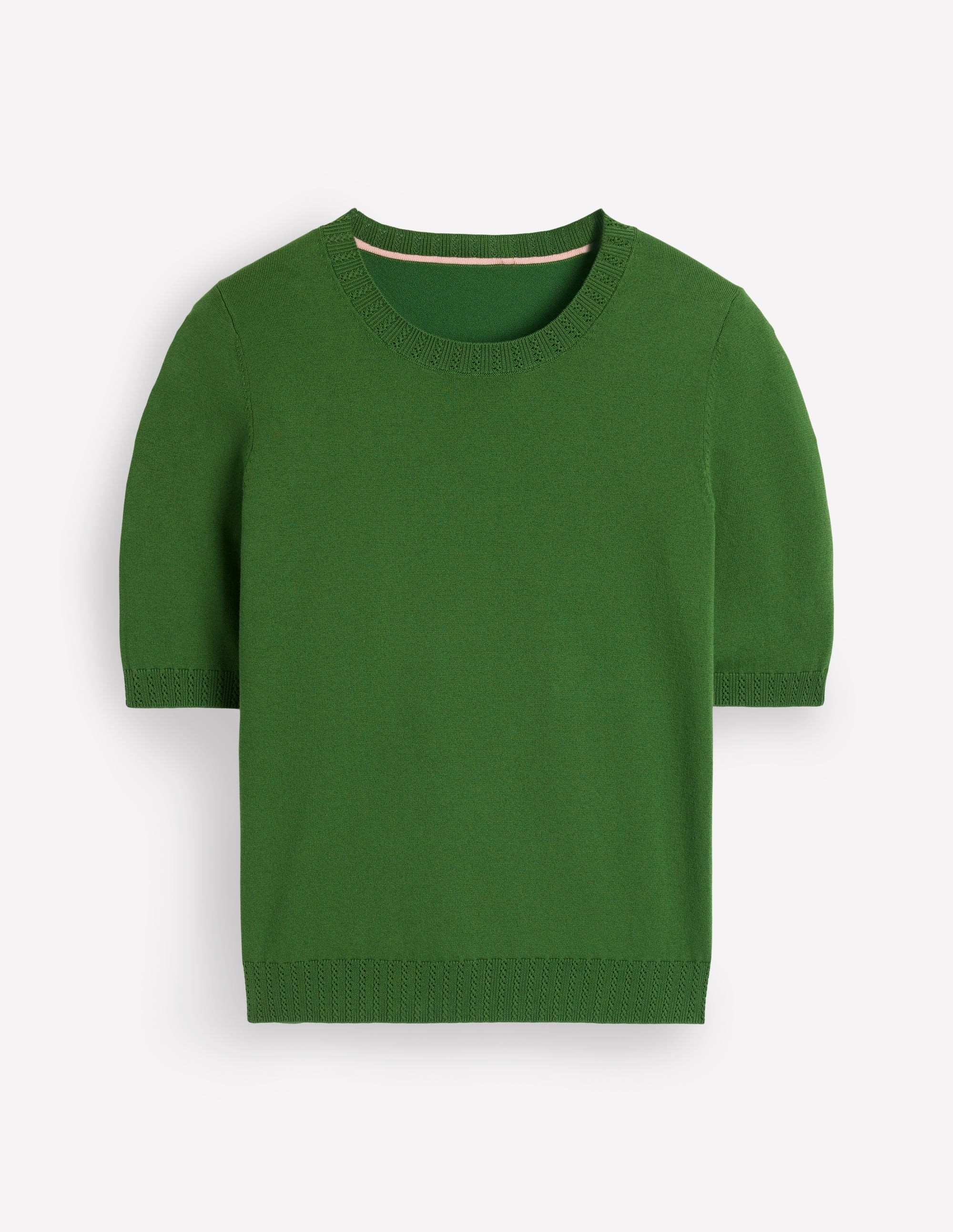 Emilia Cotton Crew T-shirt-Promenade Green - Image 7