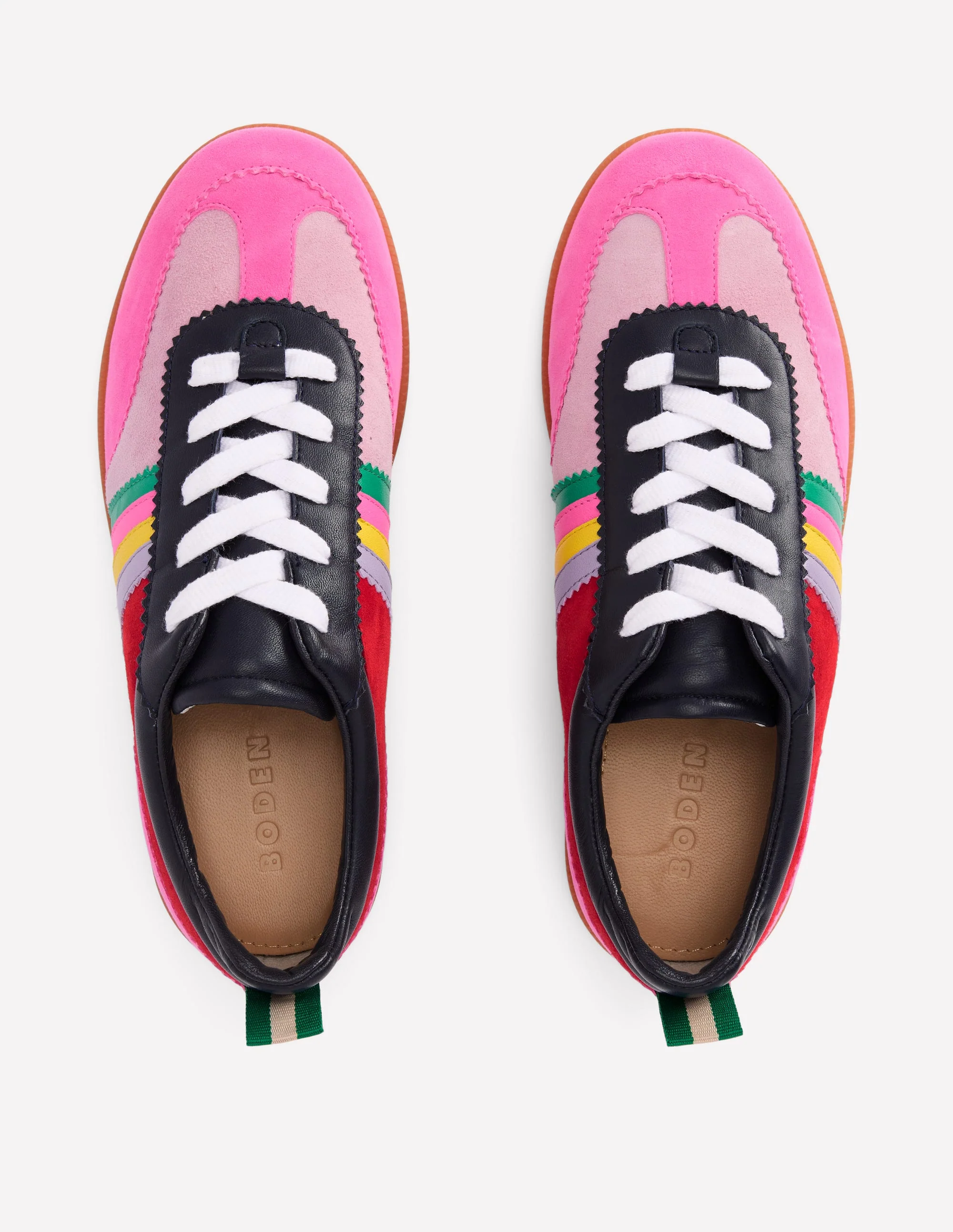 Erin Retro Tennis Trainers-Multicolour - Image 5