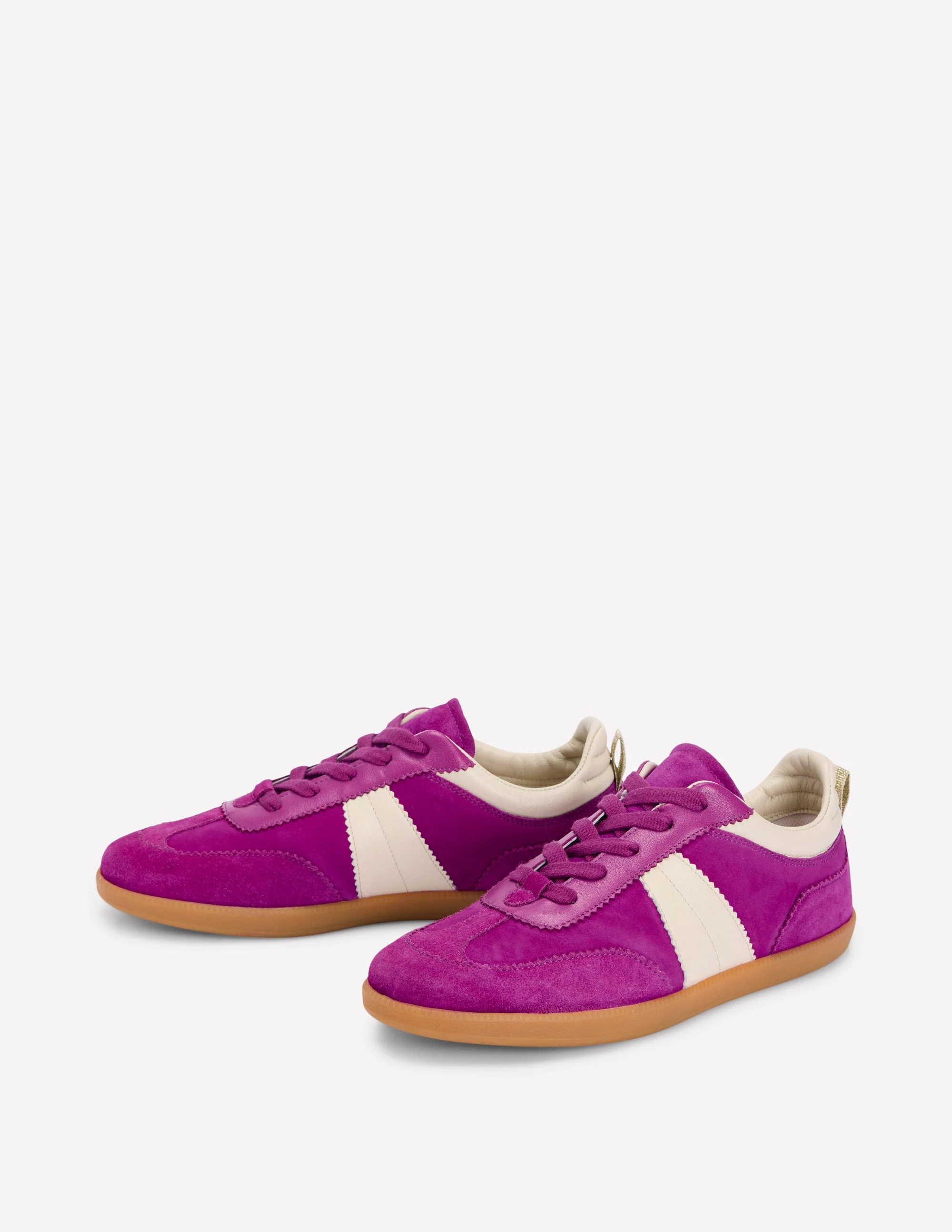 Erin Retro Tennis Trainers-Regal Purple - Image 3