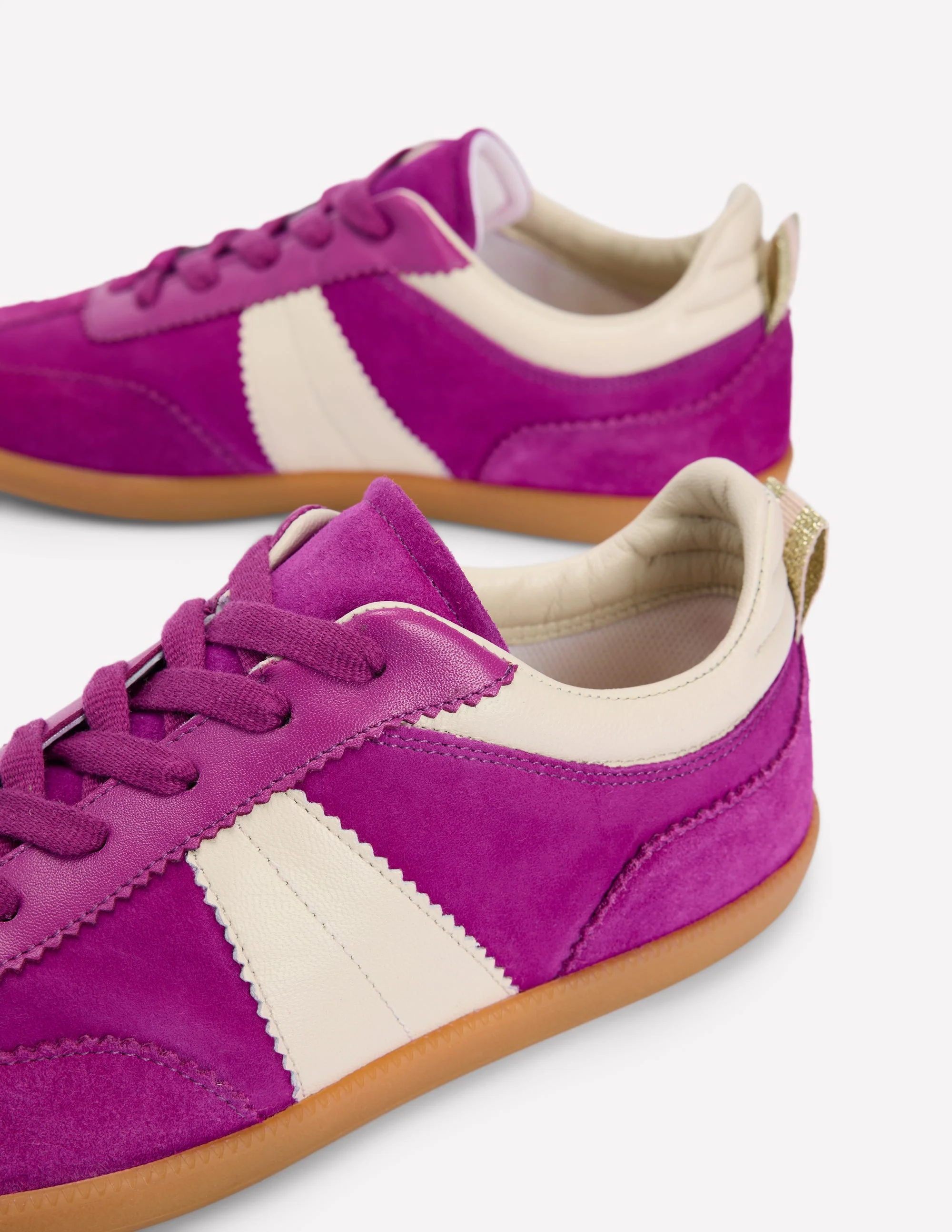 Erin Retro Tennis Trainers-Regal Purple - Image 4