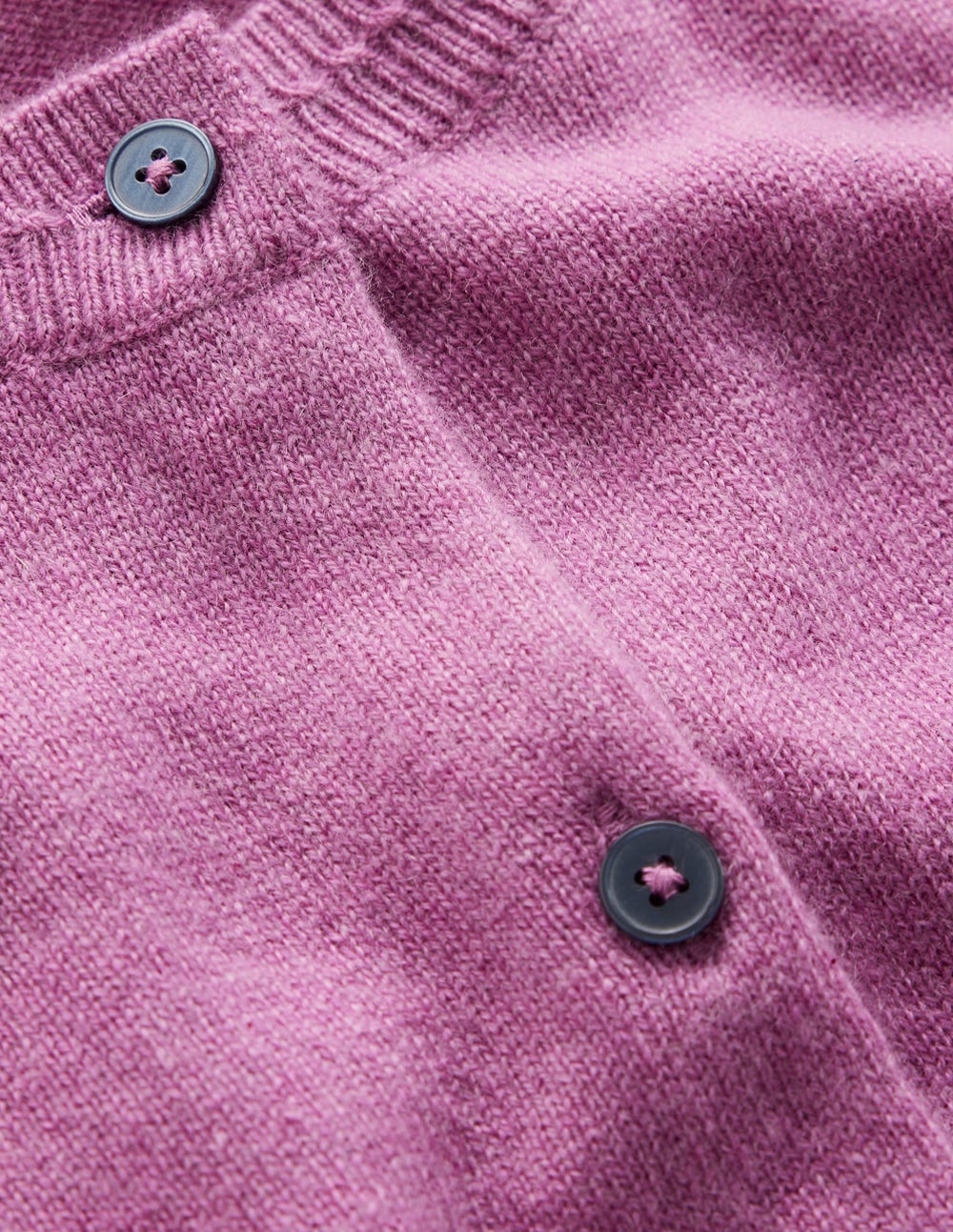 Eva Cashmere Crew Cardigan-Clover Purple - Image 7