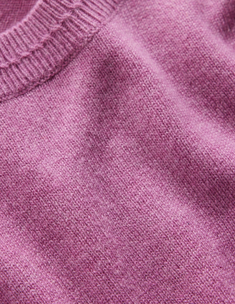 Eva Cashmere Crew Neck Jumper-Clover Purple - Image 8