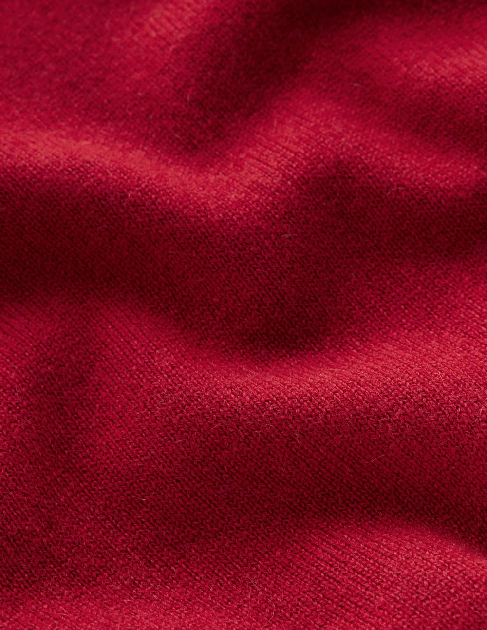 Eva Cashmere Crew Neck Jumper-Red Liquorice - Image 7