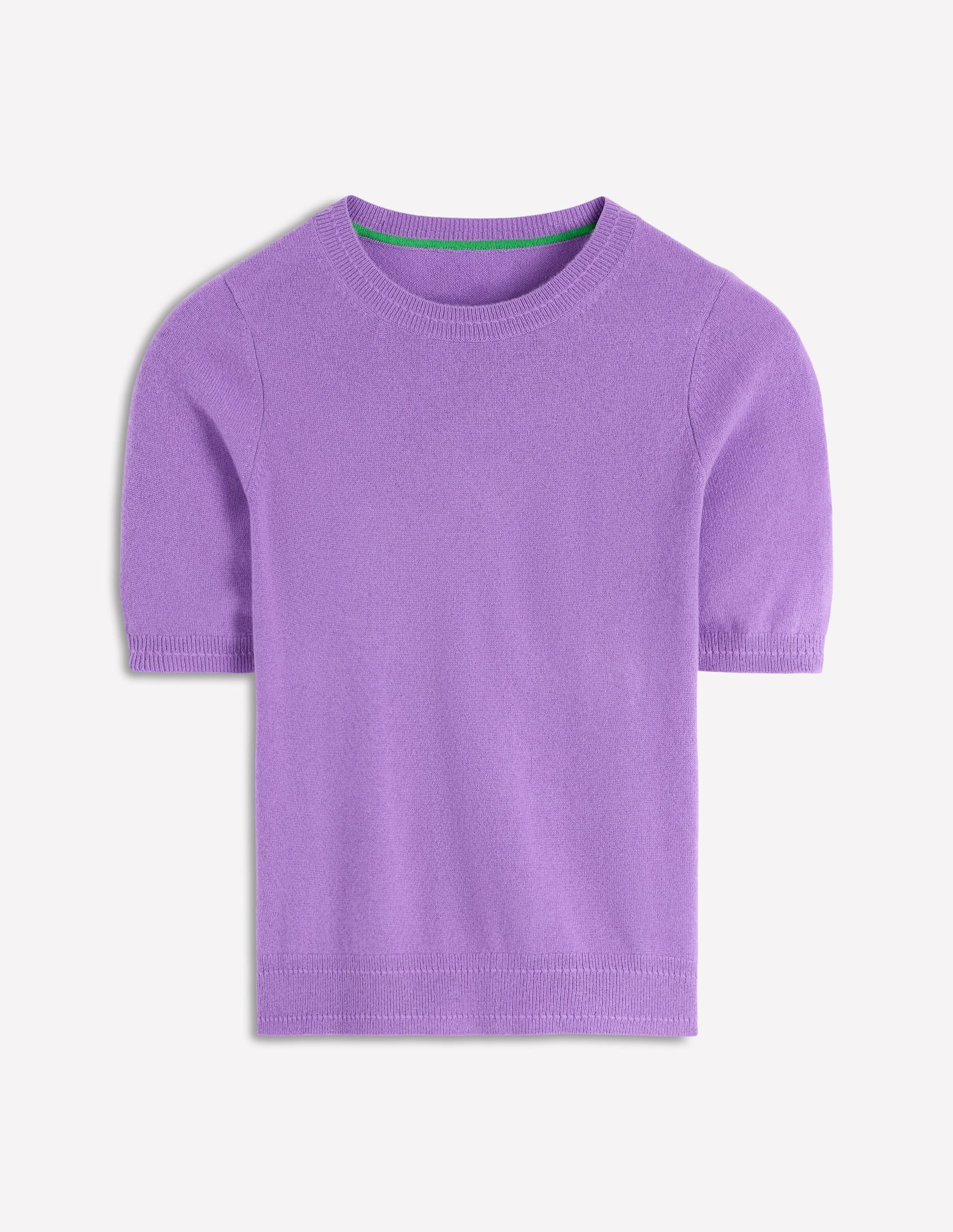 Eva Cashmere T-Shirt-Purple Topaz - Image 5