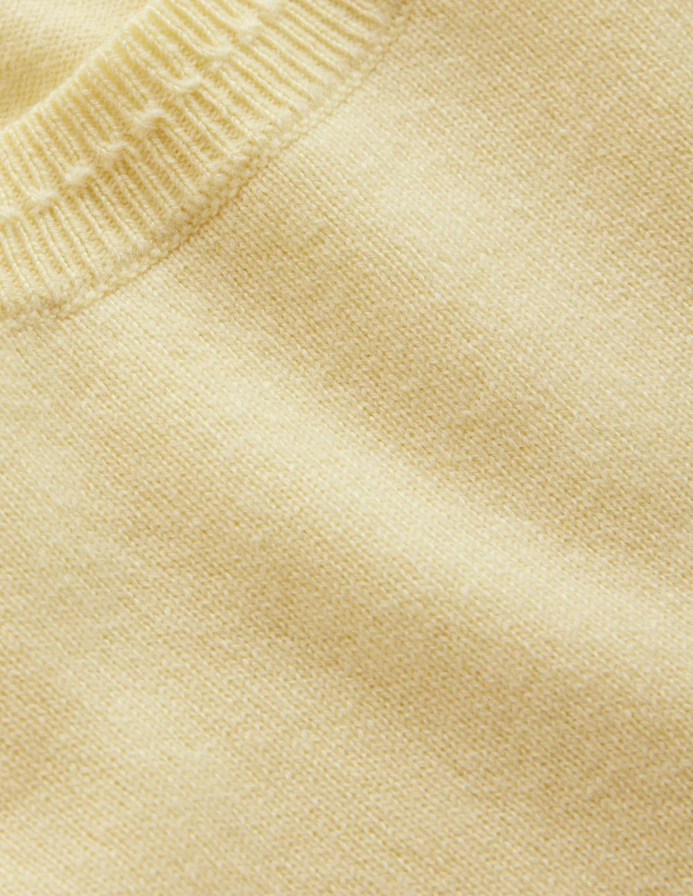 Eva Cashmere T-Shirt-Sandstone Yellow - Image 7