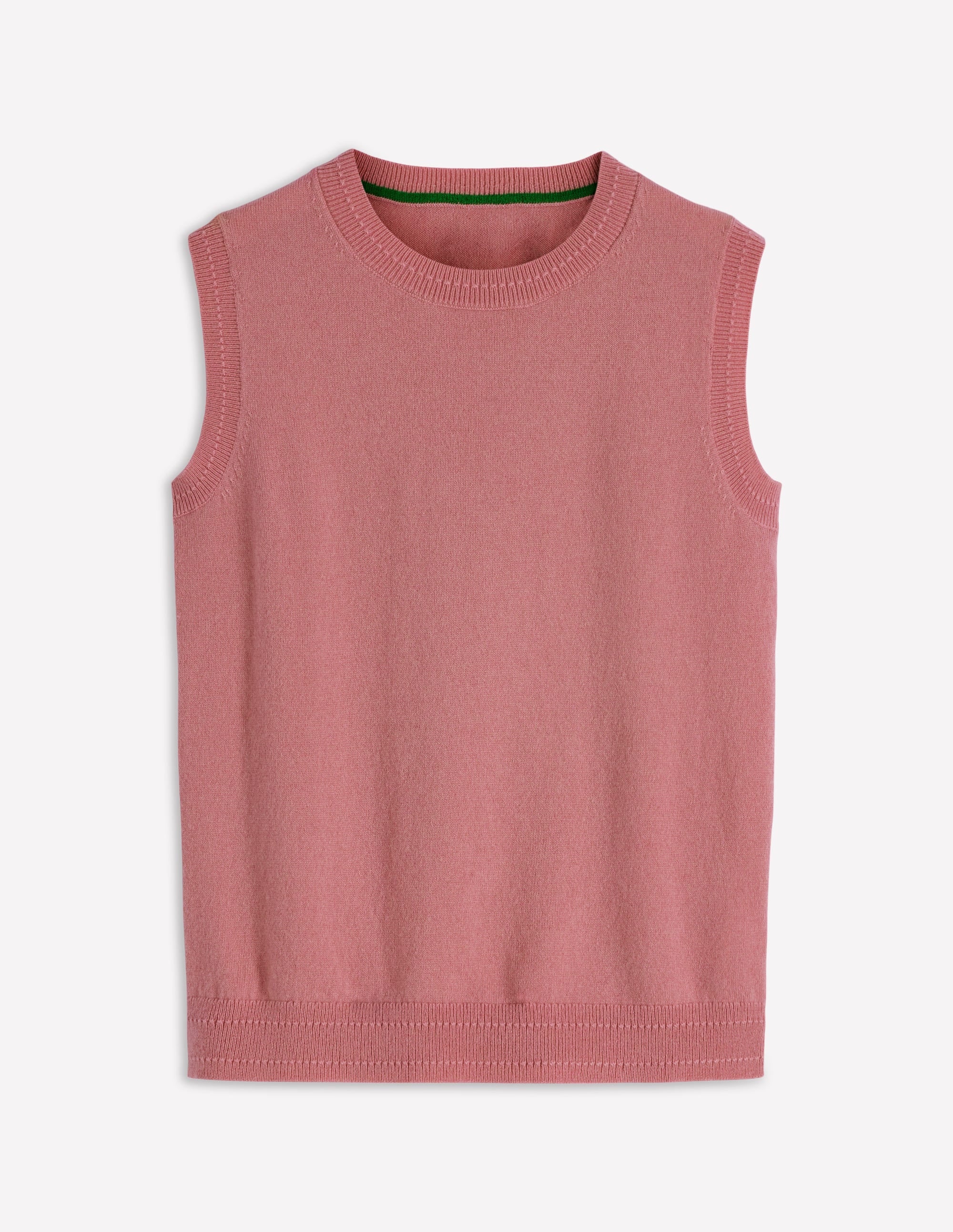 Eva Cashmere Tank-Camelia Pink - Image 6
