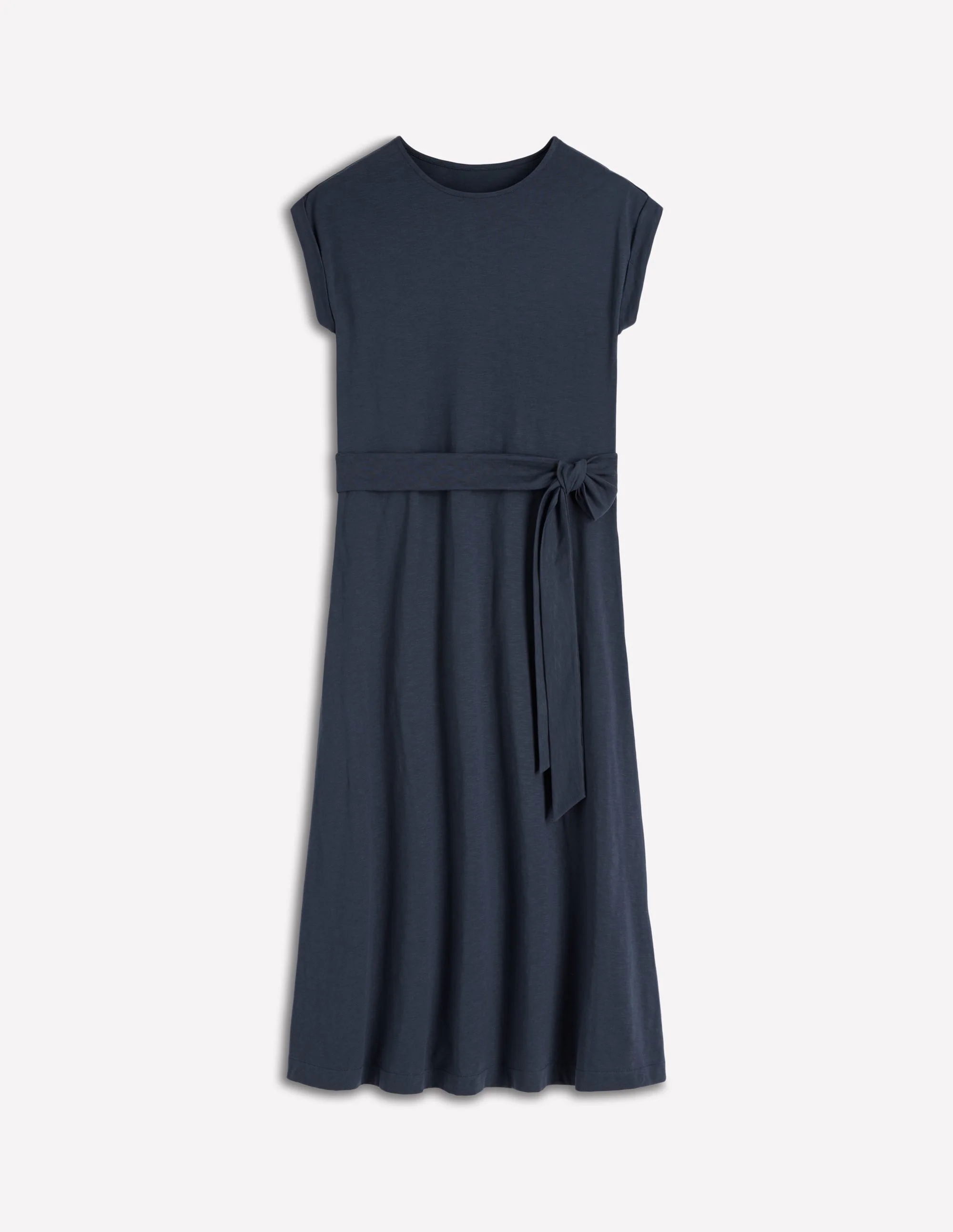 Eve Jersey Midi Dress-Navy - Image 6