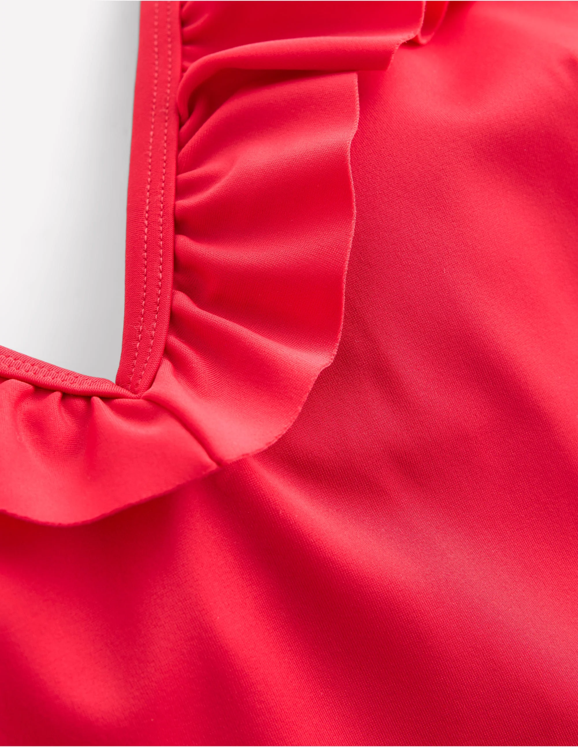 Evia Ruffle Swimsuit-Tulip Red - Image 6