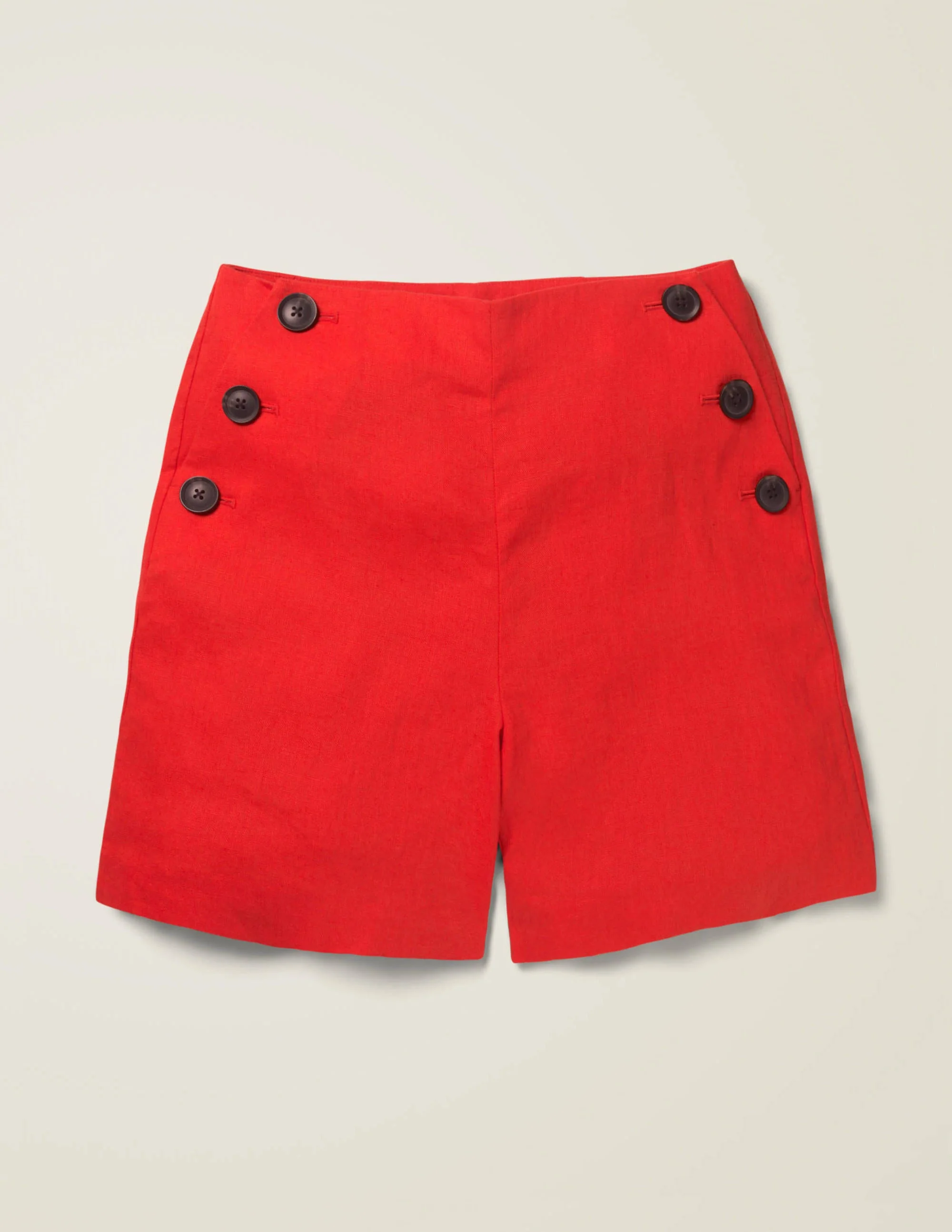 Falmouth Linen Shorts-Orange Sunset - Image 5